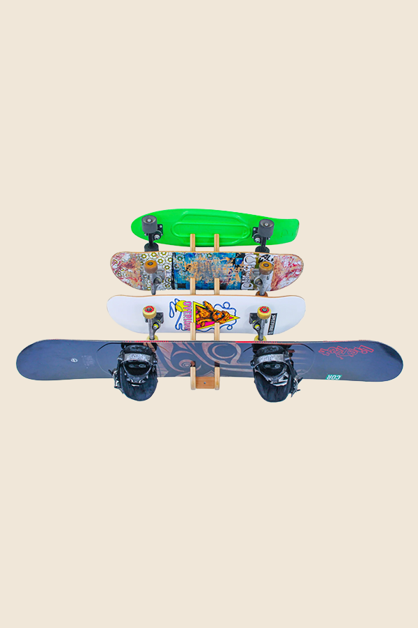 COR SURF - 4 板滑板與滑雪板收納架