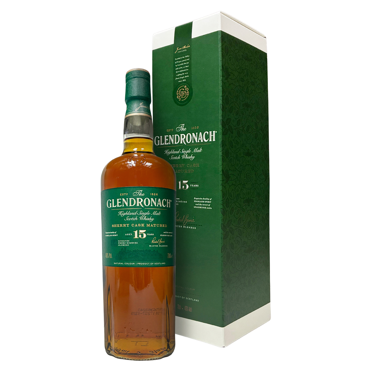 Glendronach 15 Years Old Sherry Cask Matured 46%
