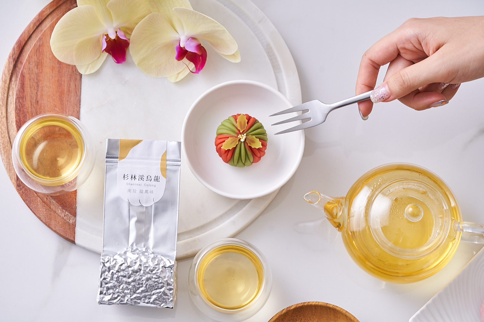 苗栗院｜貓奉茶-午茶懶貓(杉林溪高山烏龍茶葉)