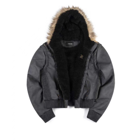 REGEN ZONE 25Fw「SIAU」鉚釘雙面穿皮革厚外套(可拆卸成背心)