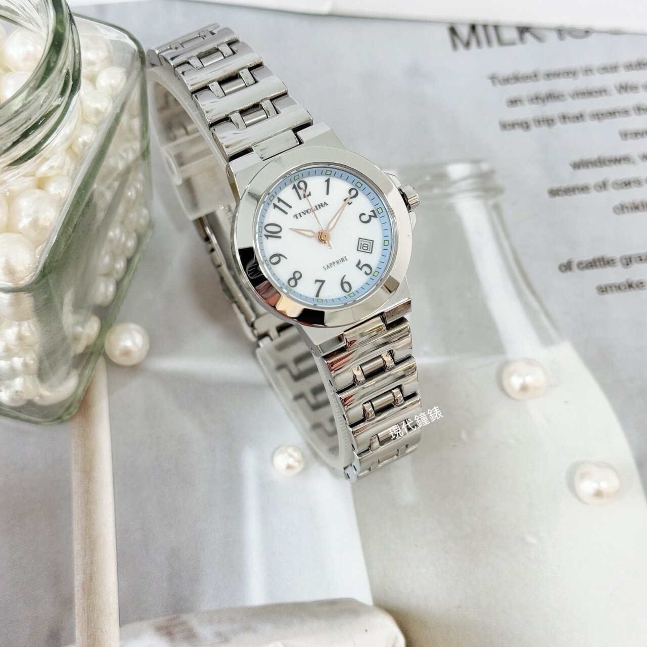 【TIVOLINA 小紅帽】夏日小清新數字錶LAW3773-NB 28mm 現代鐘錶