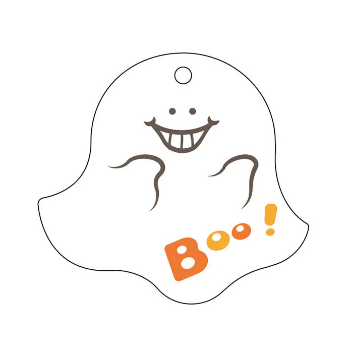 禮物吊卡 萬聖 頑皮鬼 30入/包 4.5*4.9cm【6-85301305】