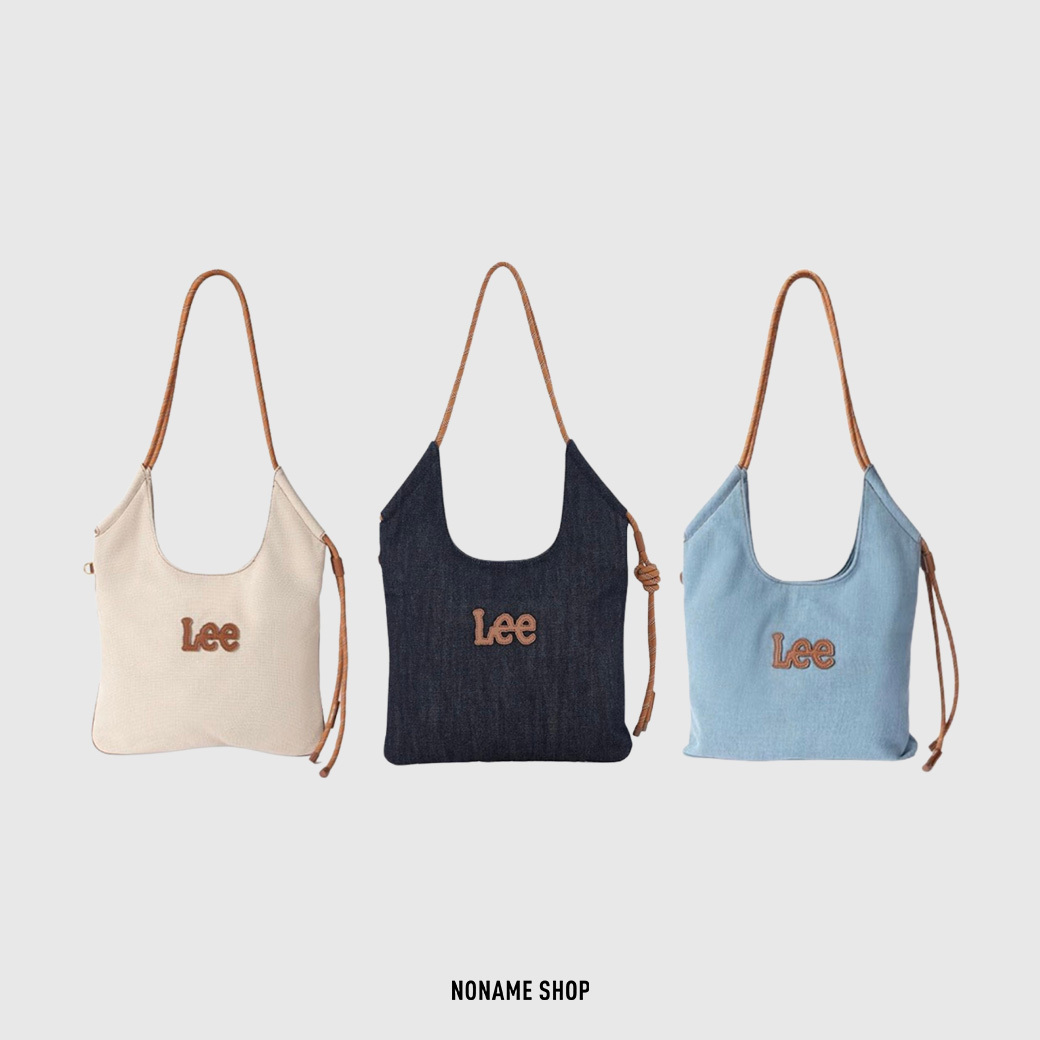 LEE 韓系 MIU MIU平替 牛仔布 肩背 側背 托特包 三色