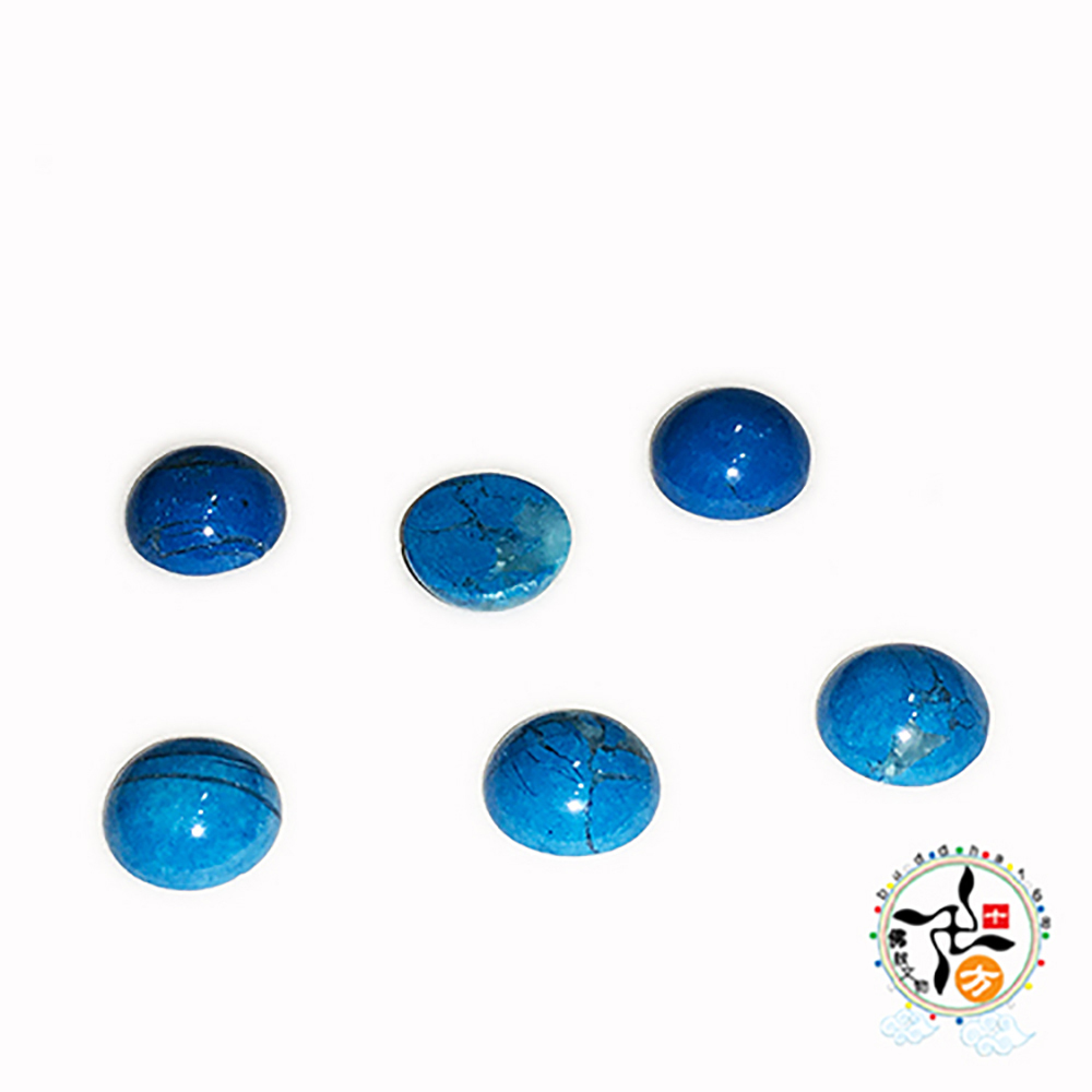 綠松石 蛋面 配件1*0.5 公分1片【十方】144037