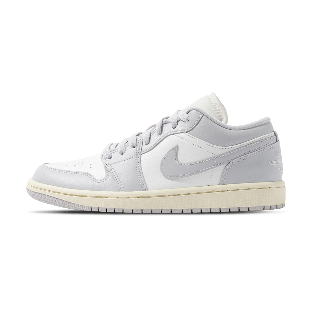 Nike Air Jordan 1 Low 女 白灰 喬丹 休閒 AJ1 運動 低筒 休閒鞋 DC0774-103