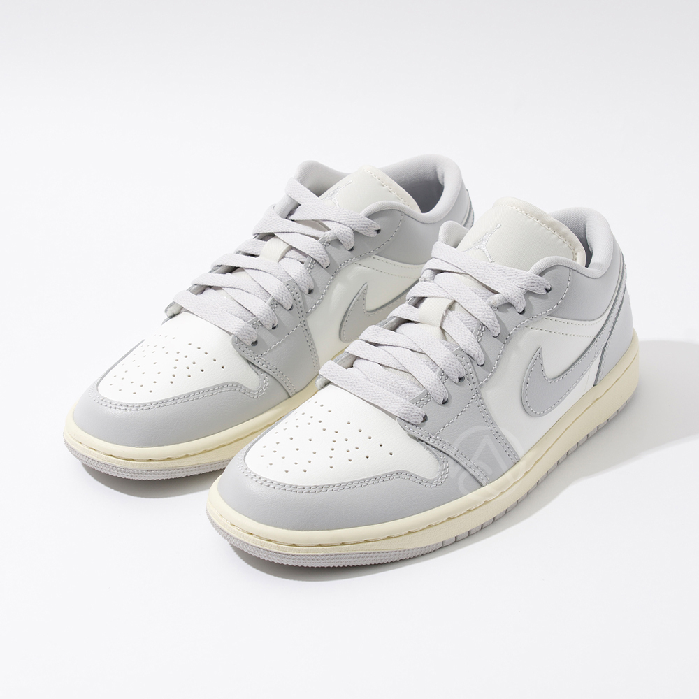 Nike Air Jordan 1 Low 女 白灰 喬丹 休閒 AJ1 運動 低筒 休閒鞋 DC0774-103