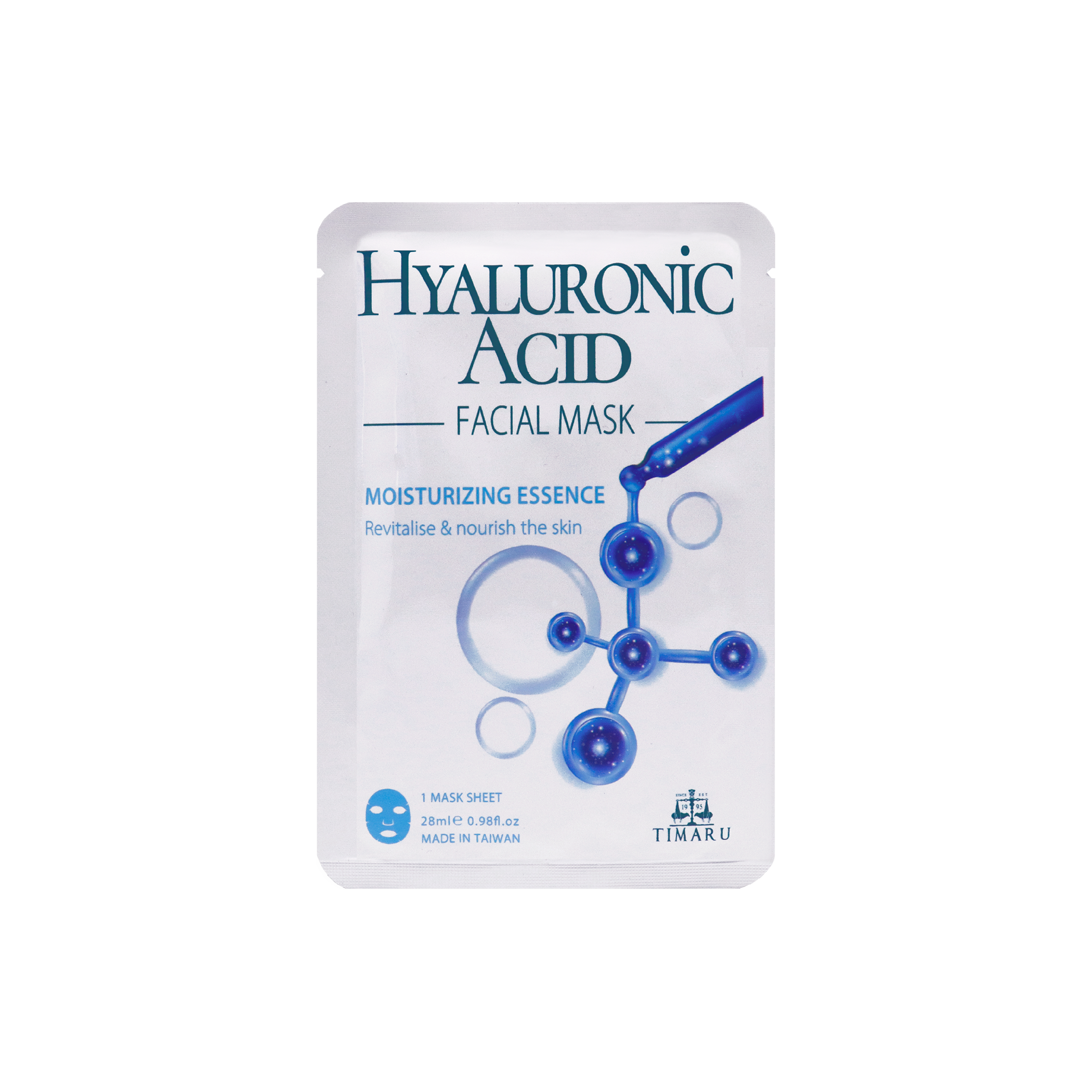 【Timaru 堤瑪露】玻尿酸鎖水保濕淨白面膜