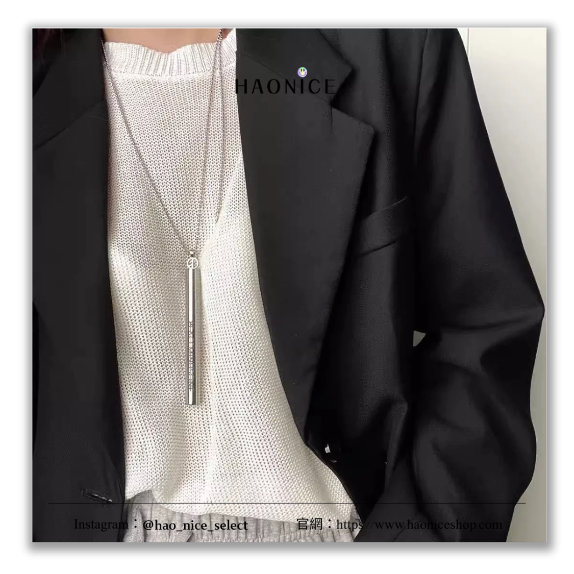 【HAO NICE】100%韓國正品🇰🇷 PEACEMINUSONE權志龍GD周邊🔥經典字母logo菸管項鍊 吊墜 街頭潮流