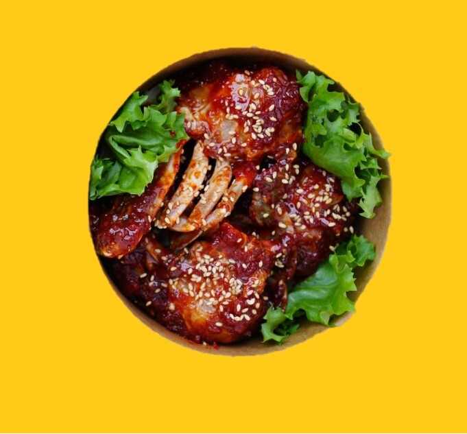 辣醬生醃蟹身小食