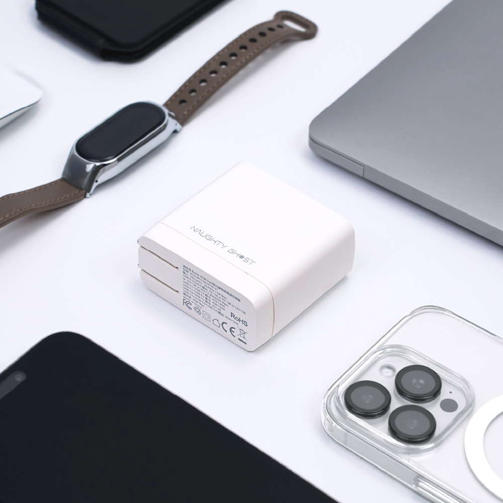 Boltie 65W GaN氮化鎵智能電源供應器｜小體積、伸縮線、快充