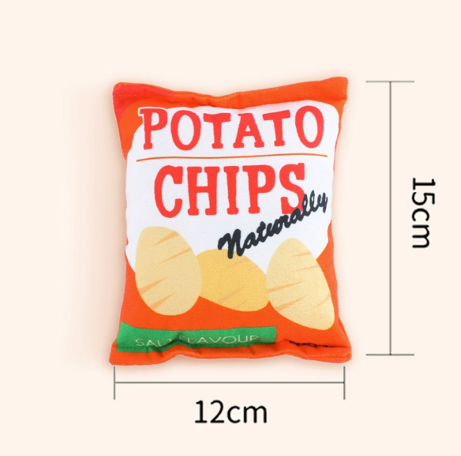 寵物啃咬玩具🌟清鹽風味薯片🌟趣味解壓