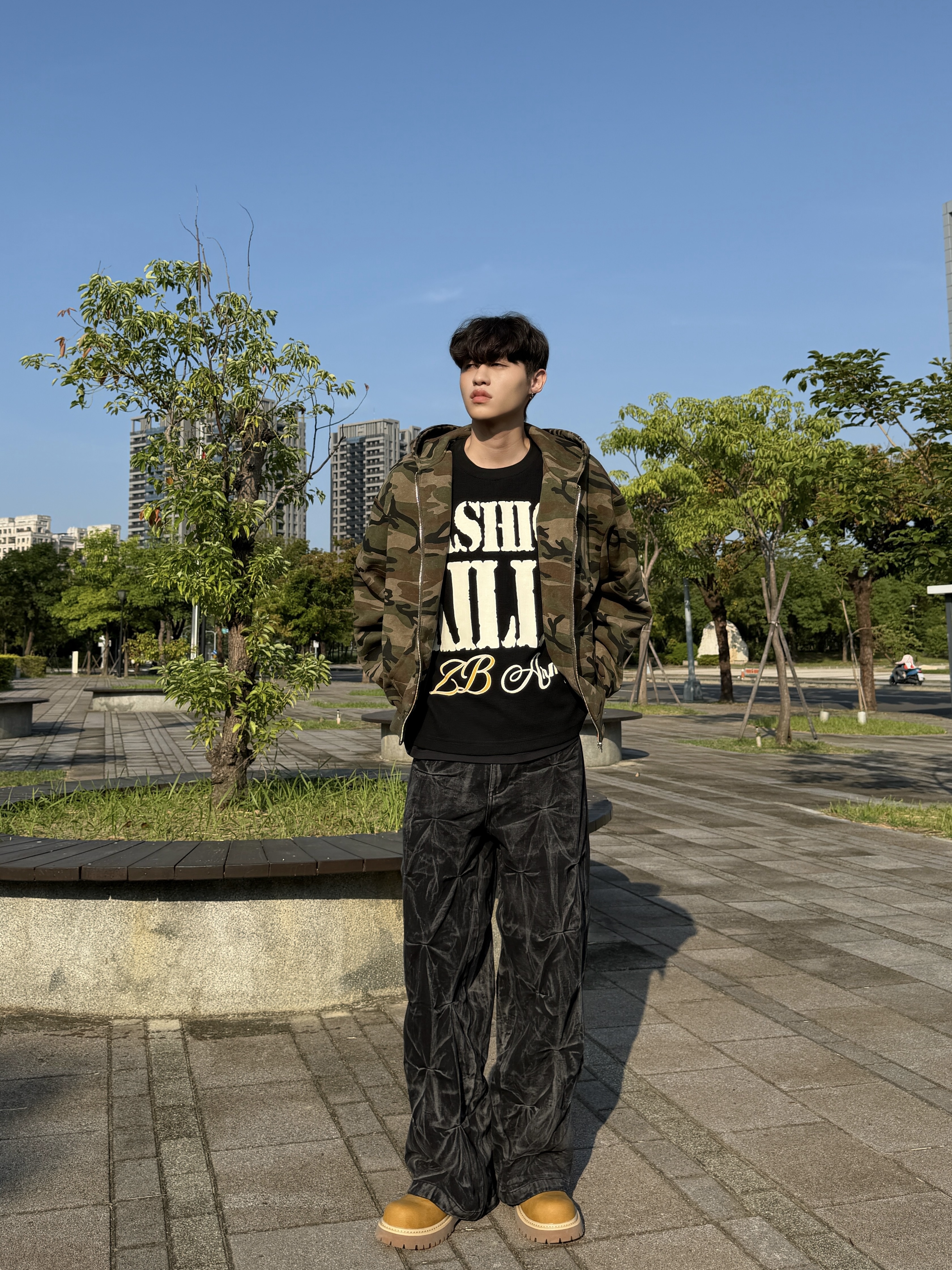 叢林迷彩 重磅 街頭 棉外套