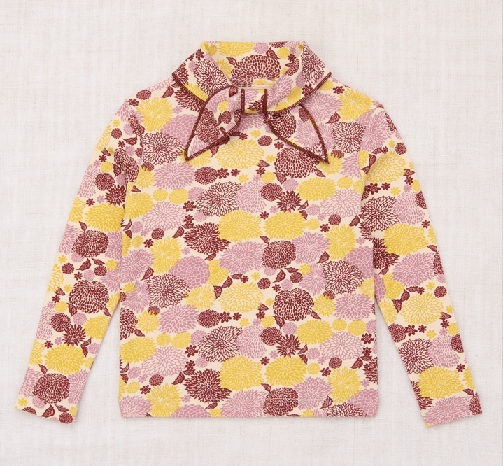 Misha & Puff 花球領巾上衣Scout Top - String / Antique Rose Chrysanthemum