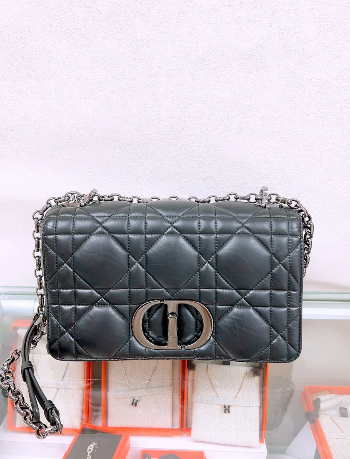 Dior caro medium so black