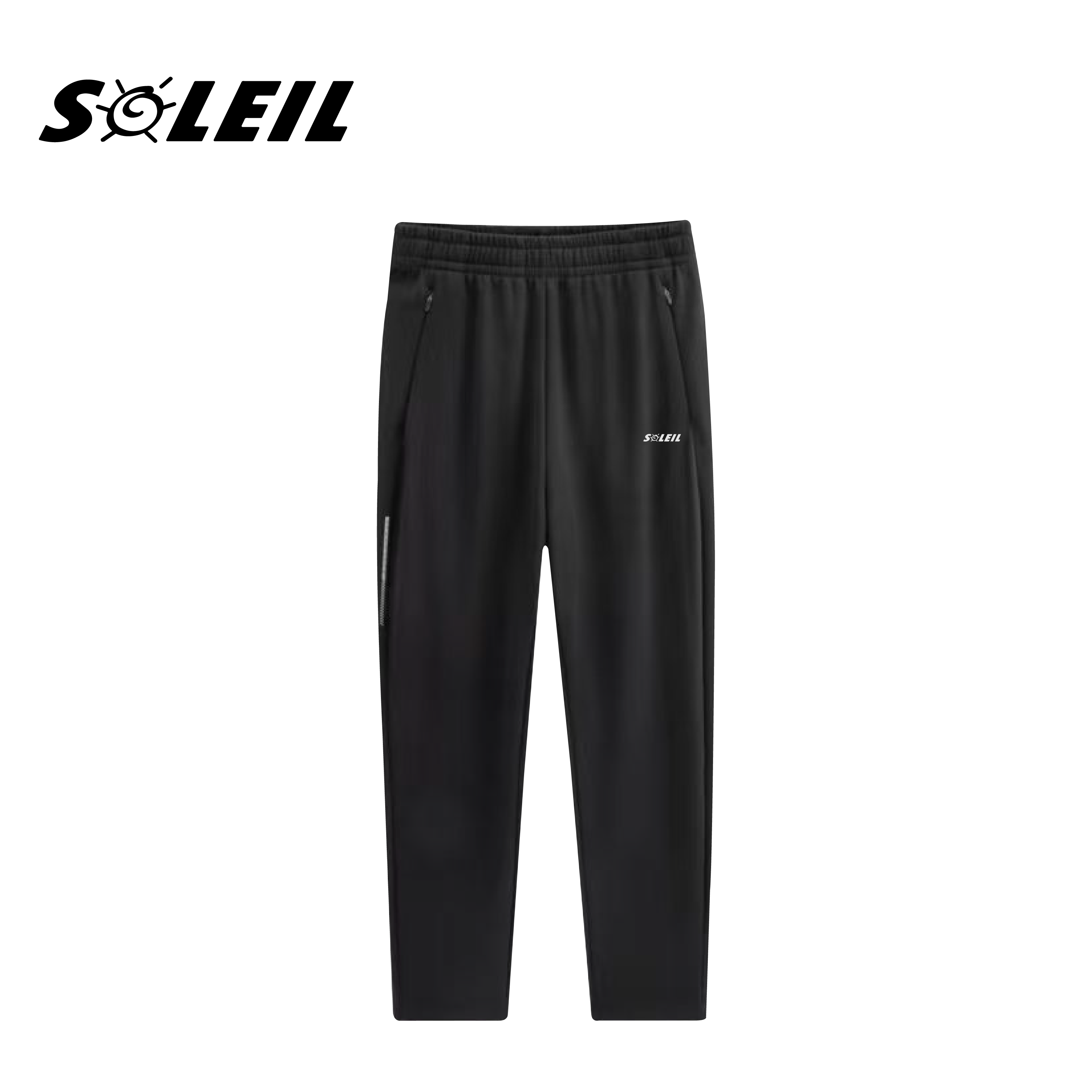 SOLEIL 刷毛保暖鬆緊長褲 女款 (黑色) 24SL6588