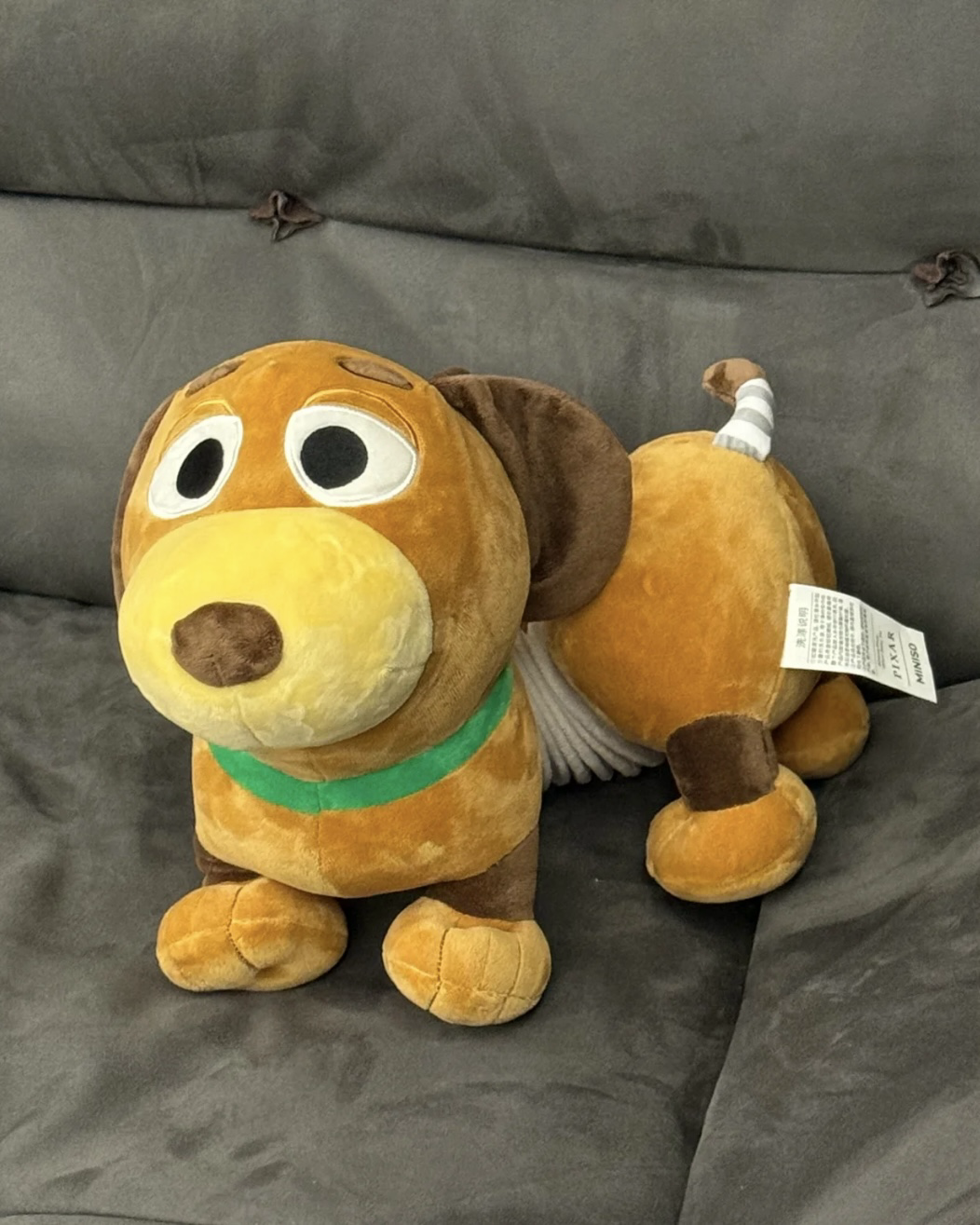 <正版授權>MINISO x Disney 30th 彈簧狗抱枕 玩具總動員 玩偶