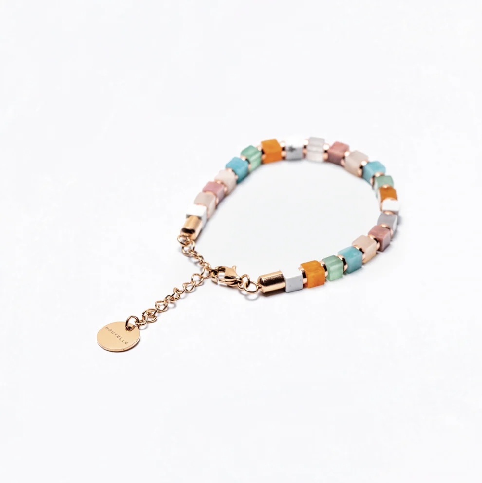 NOUVELLE RUBIK'S TREASURE 多彩水晶手鍊