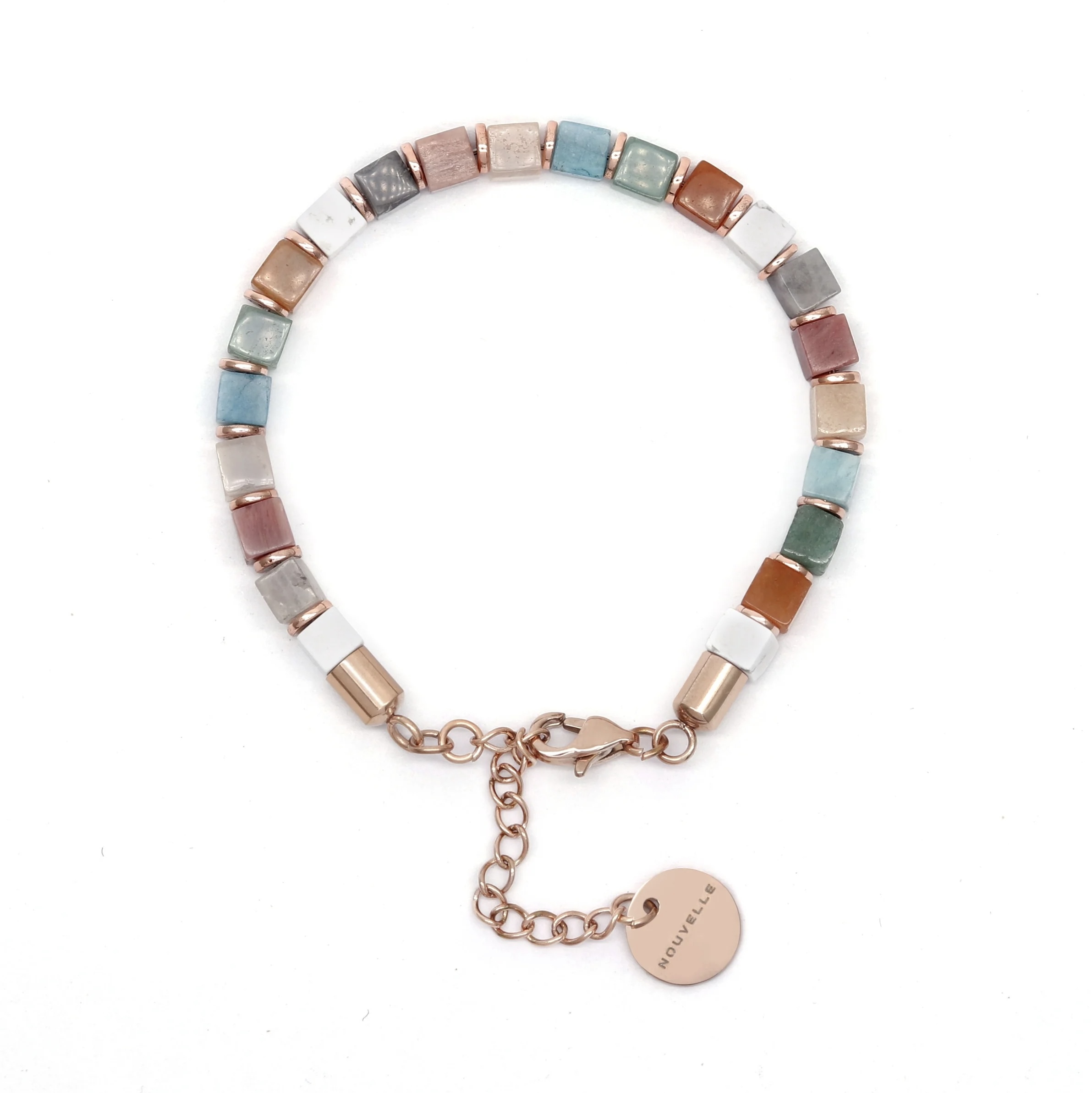 NOUVELLE RUBIK'S TREASURE 多彩水晶手鍊