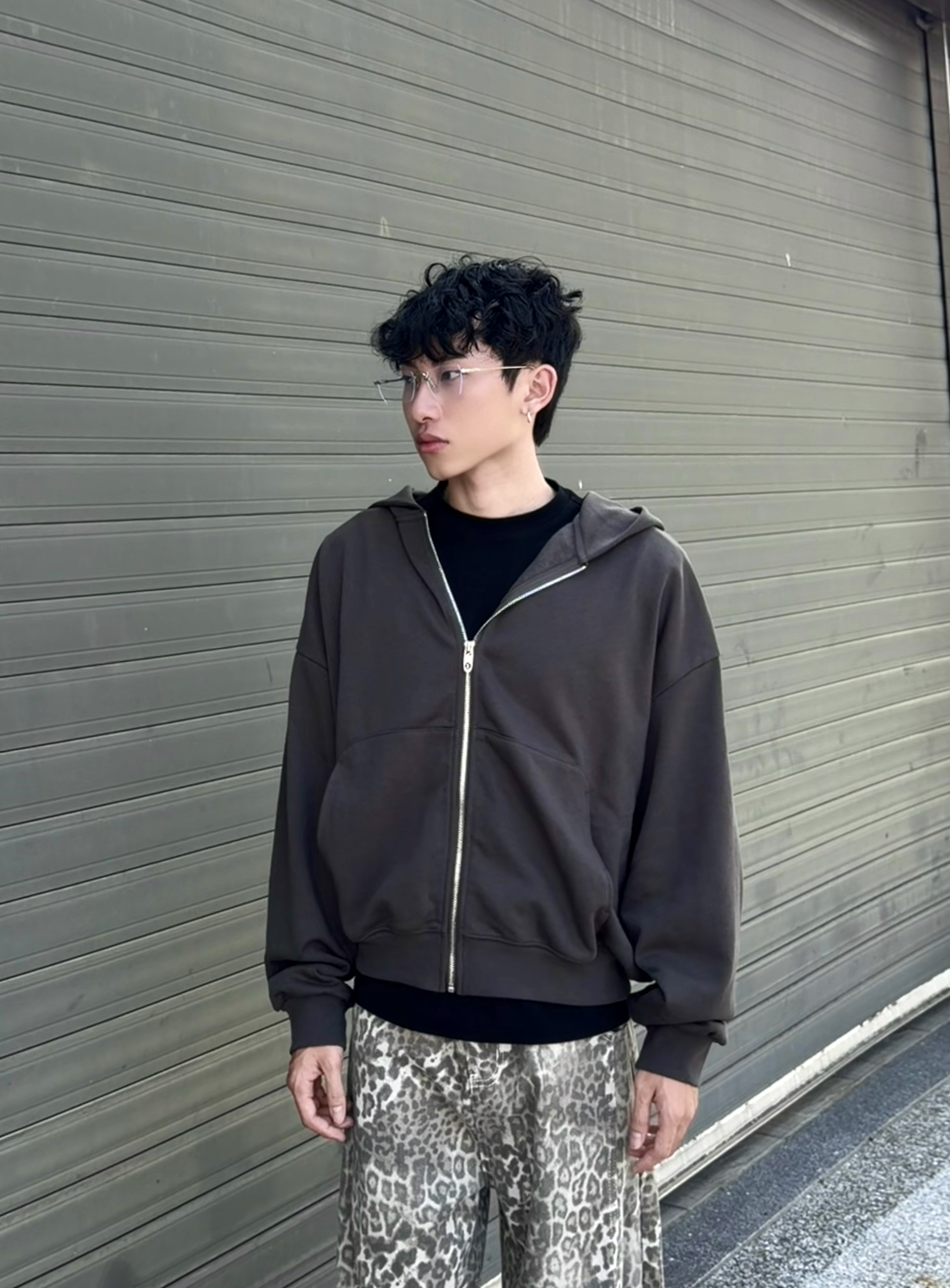 Boxy 版型 短款 連帽外套（3色）