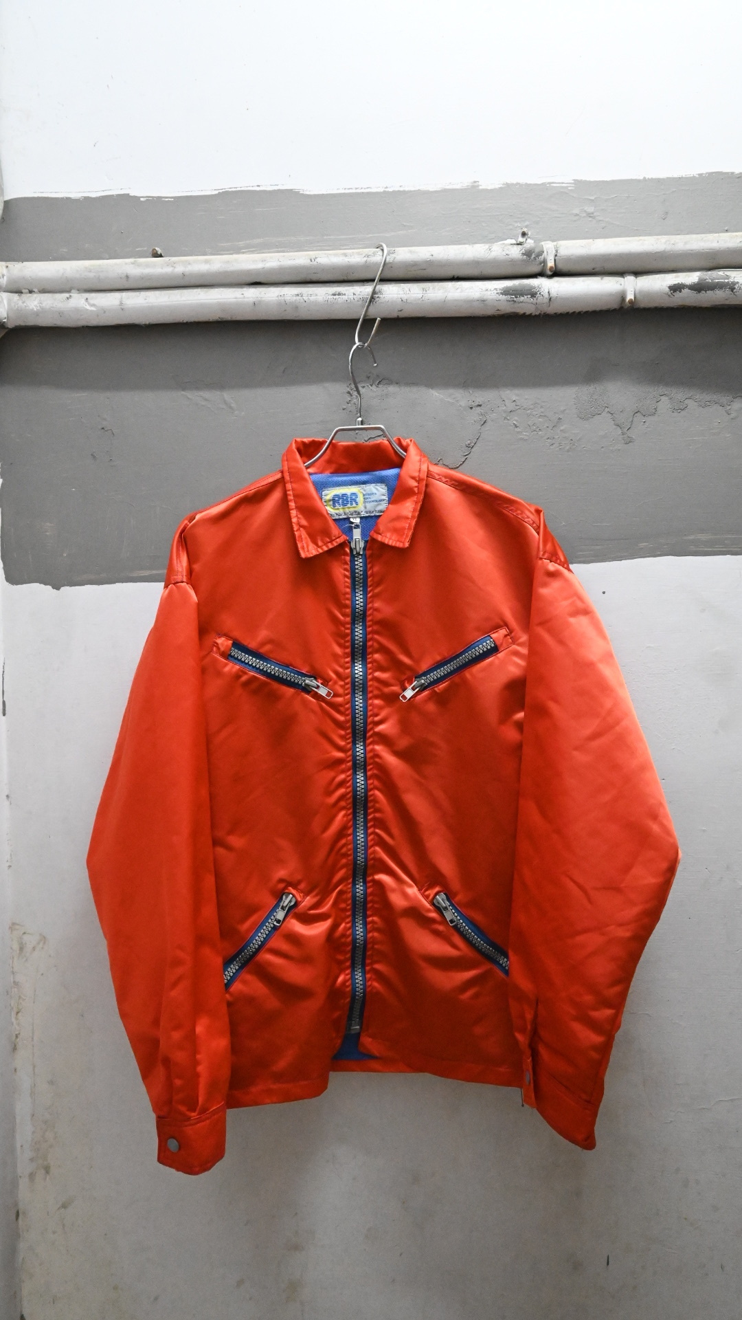 90s RBR NYLON TECH JACKET(MADE IN USA)