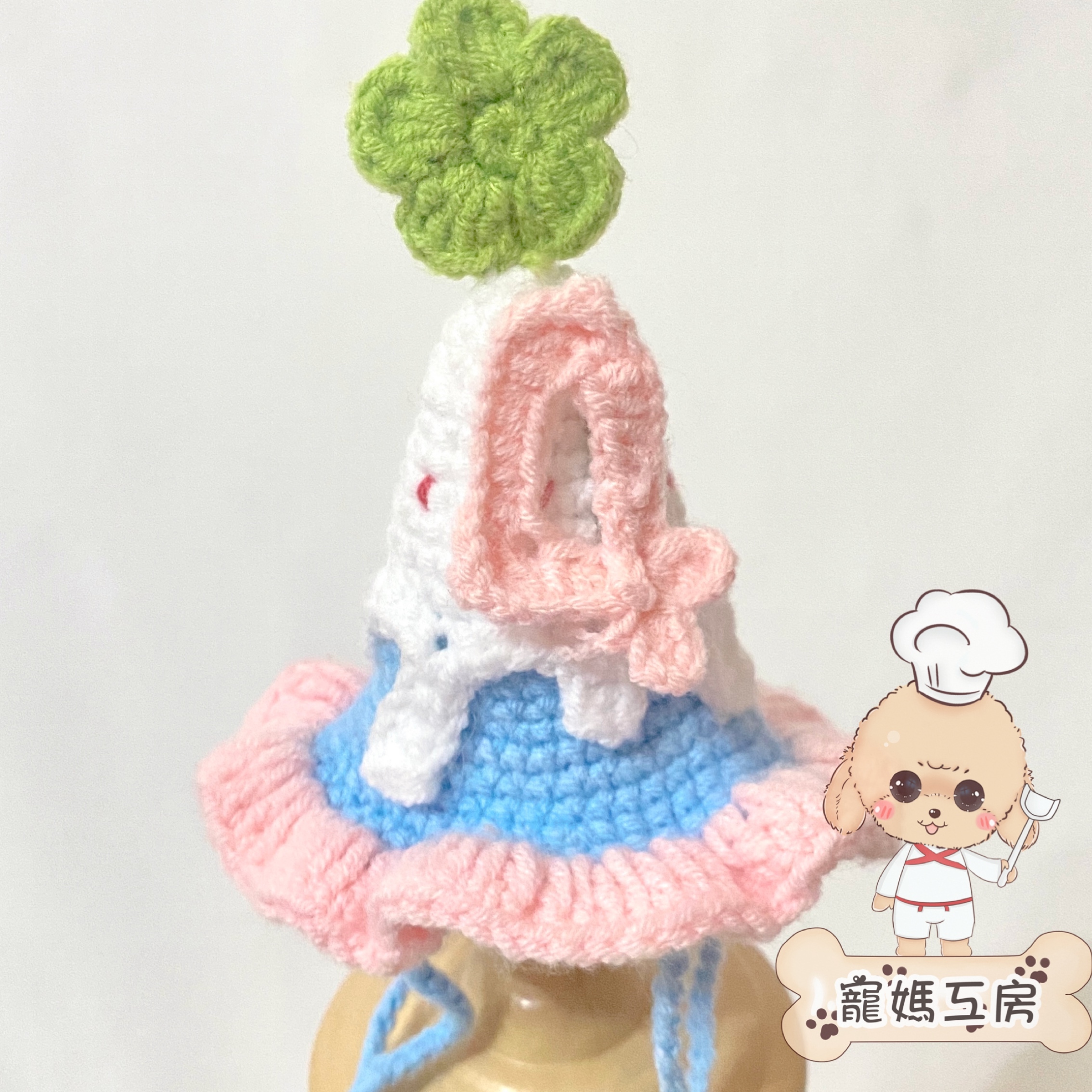 寵媽工房 - 寵物頭飾 (HC026)  跟一粒數字 #生日帽