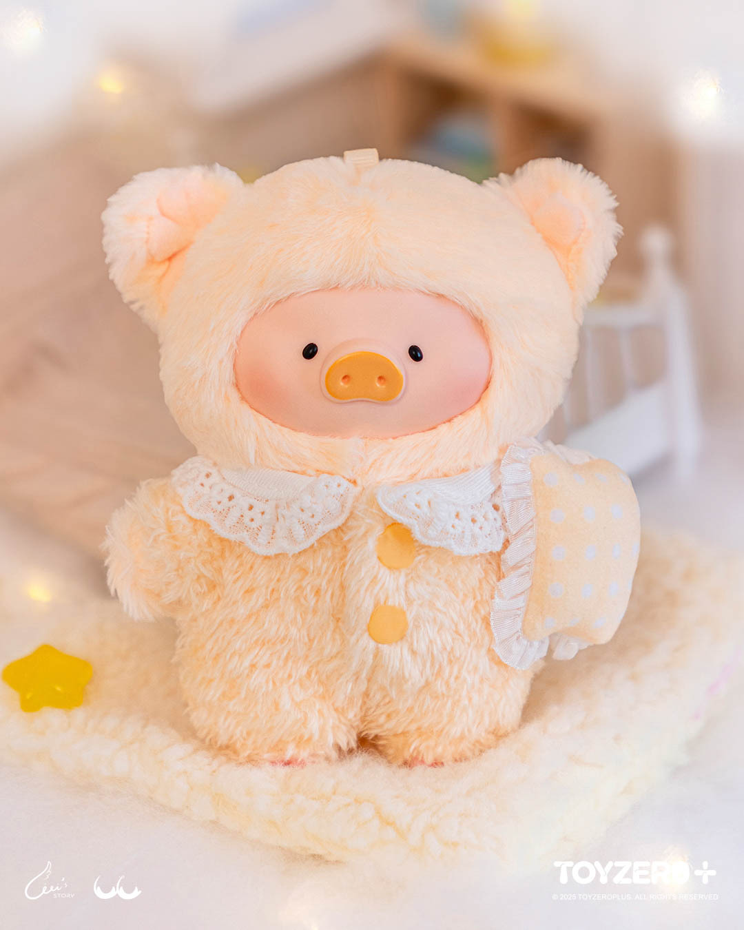 罐頭豬LuLu - 「夢裡什麼都有」系列膠臉毛絨掛件 (盲盒)