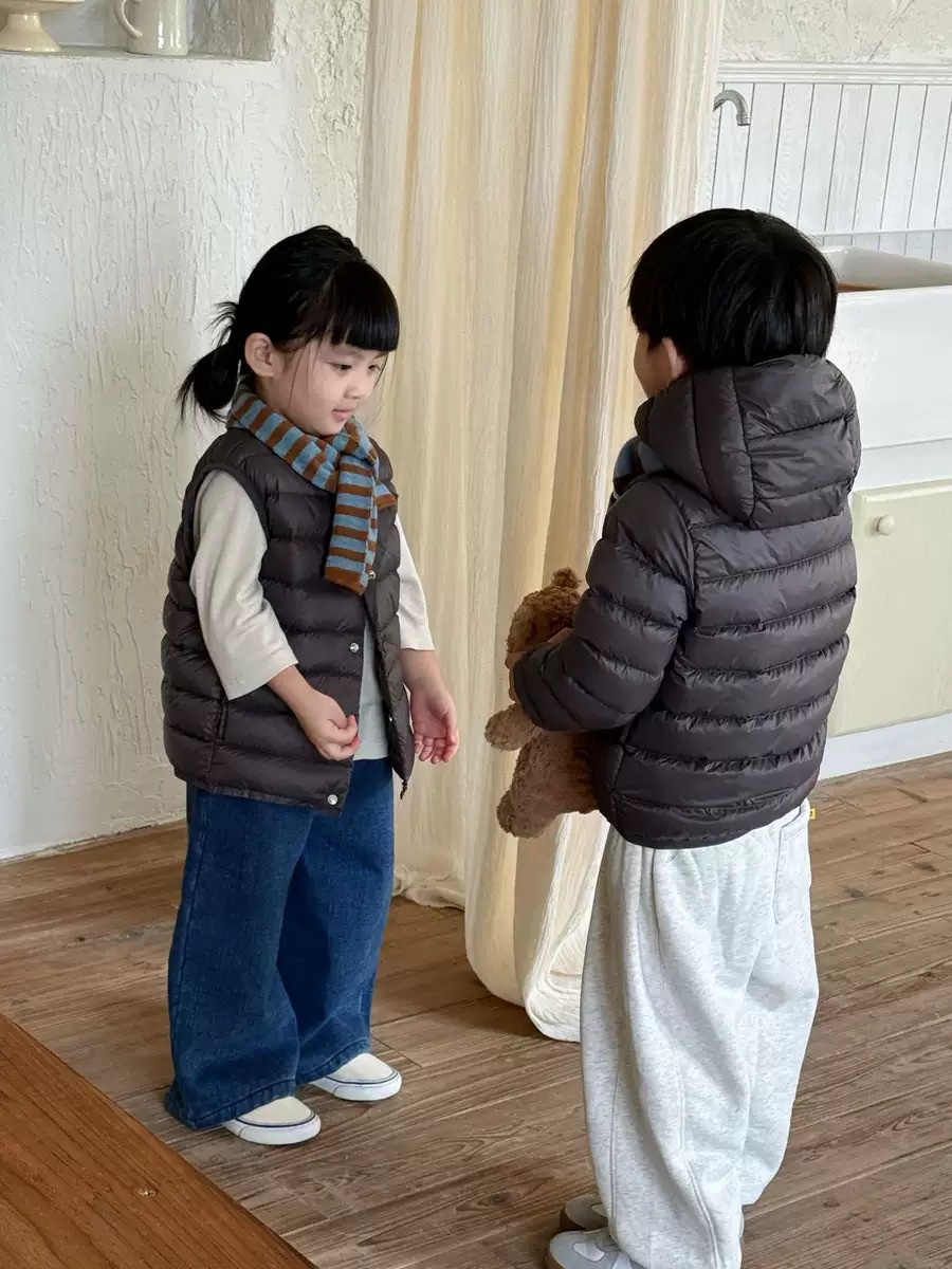 六色輕薄鴨絨背心/外套