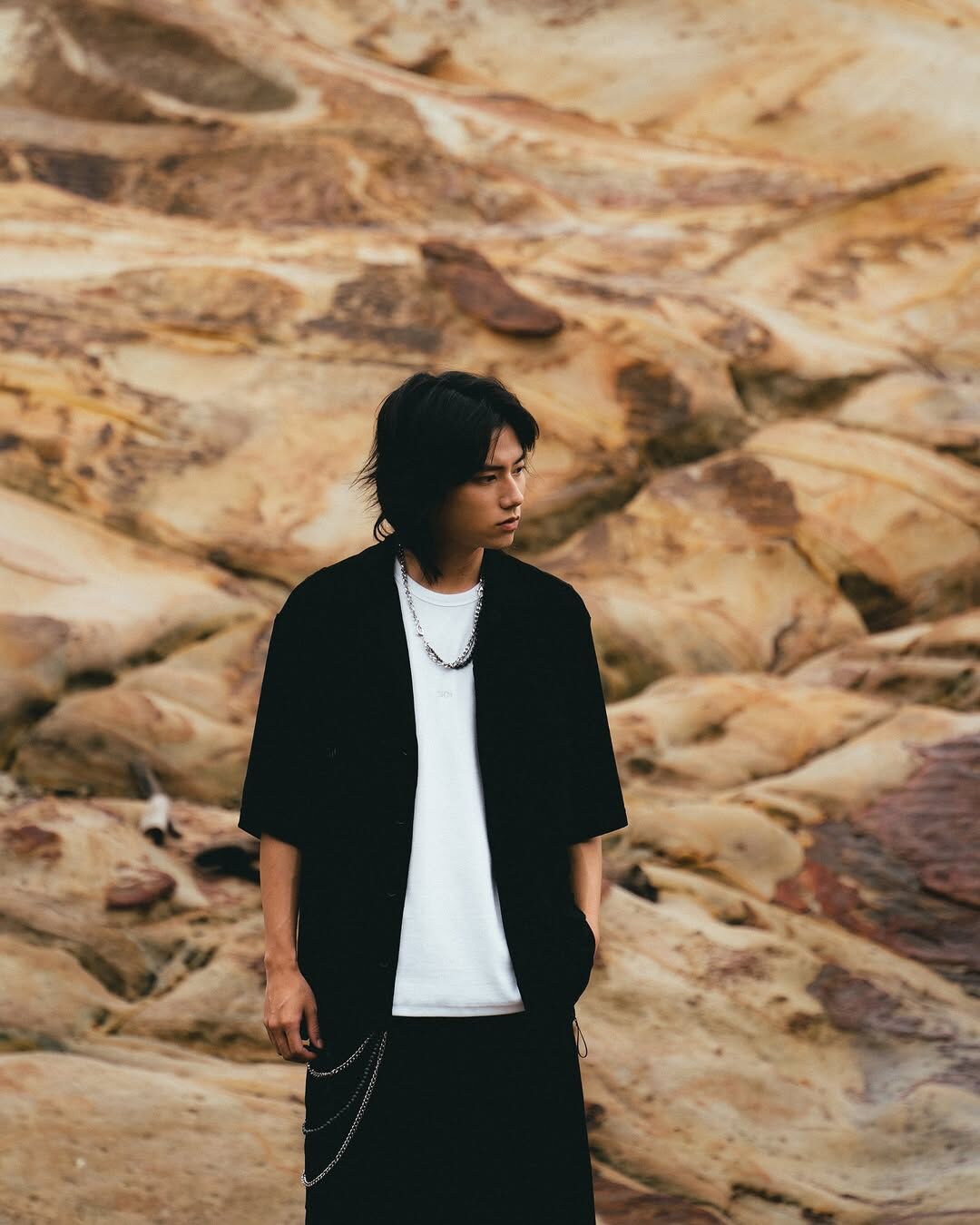 idealism 拼接毛圈襯衫 25 S/S IDRC Shirt