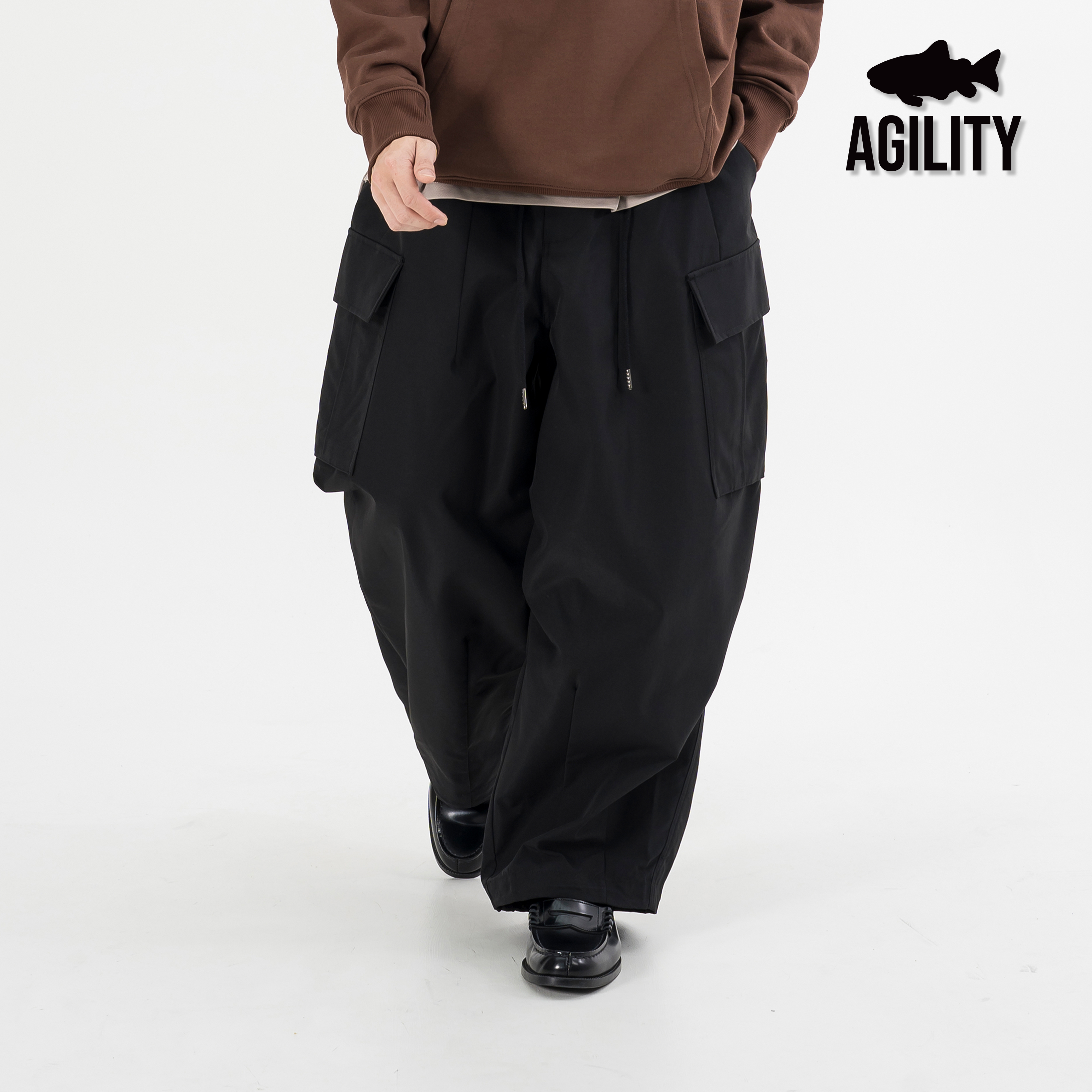 AGILITY Cargo Wide Leg Pants 闊腿 六口袋 繭型長褲 [CNP03]