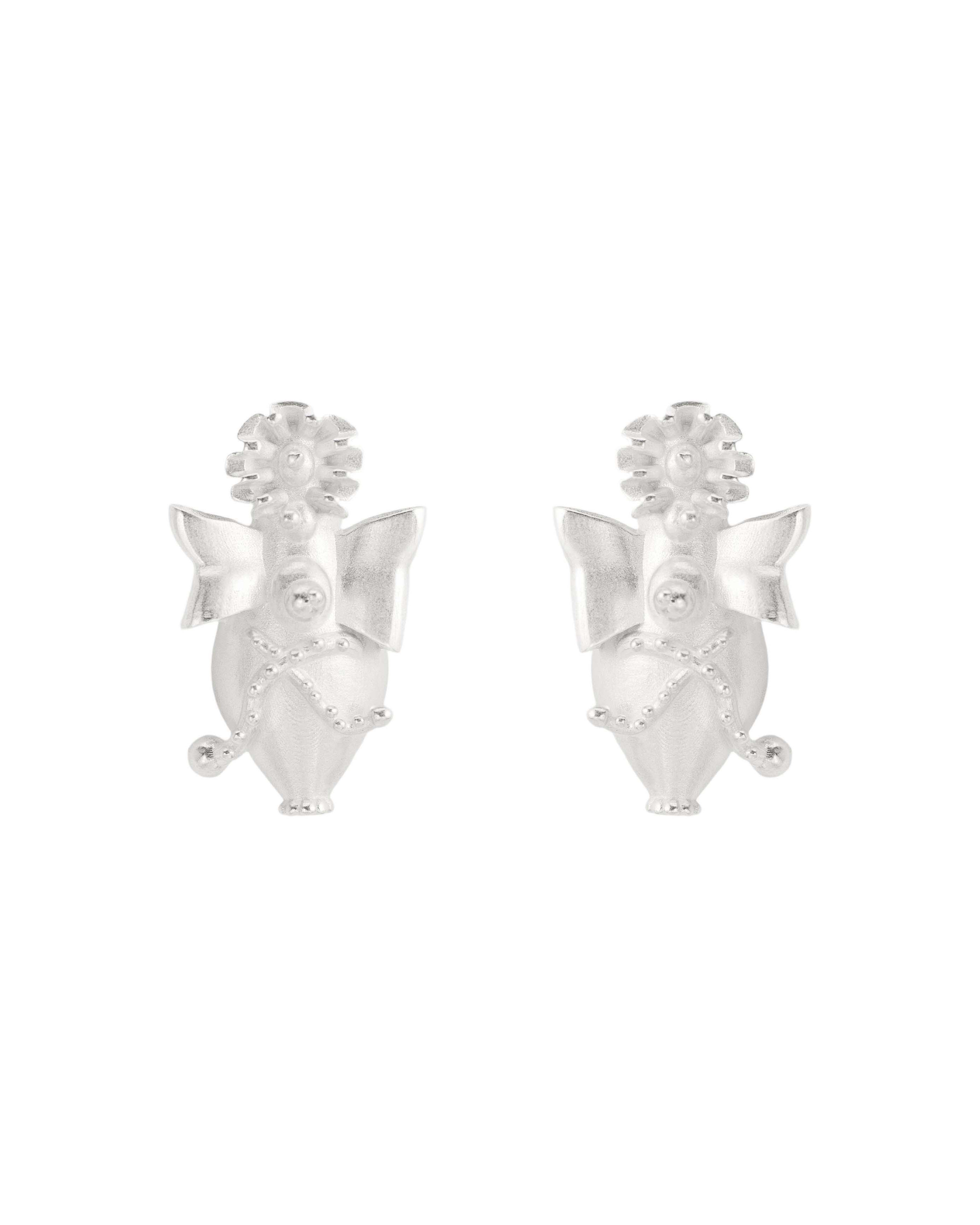 RECOVERY X 邢SHYN 淚映之心耳環,925銀