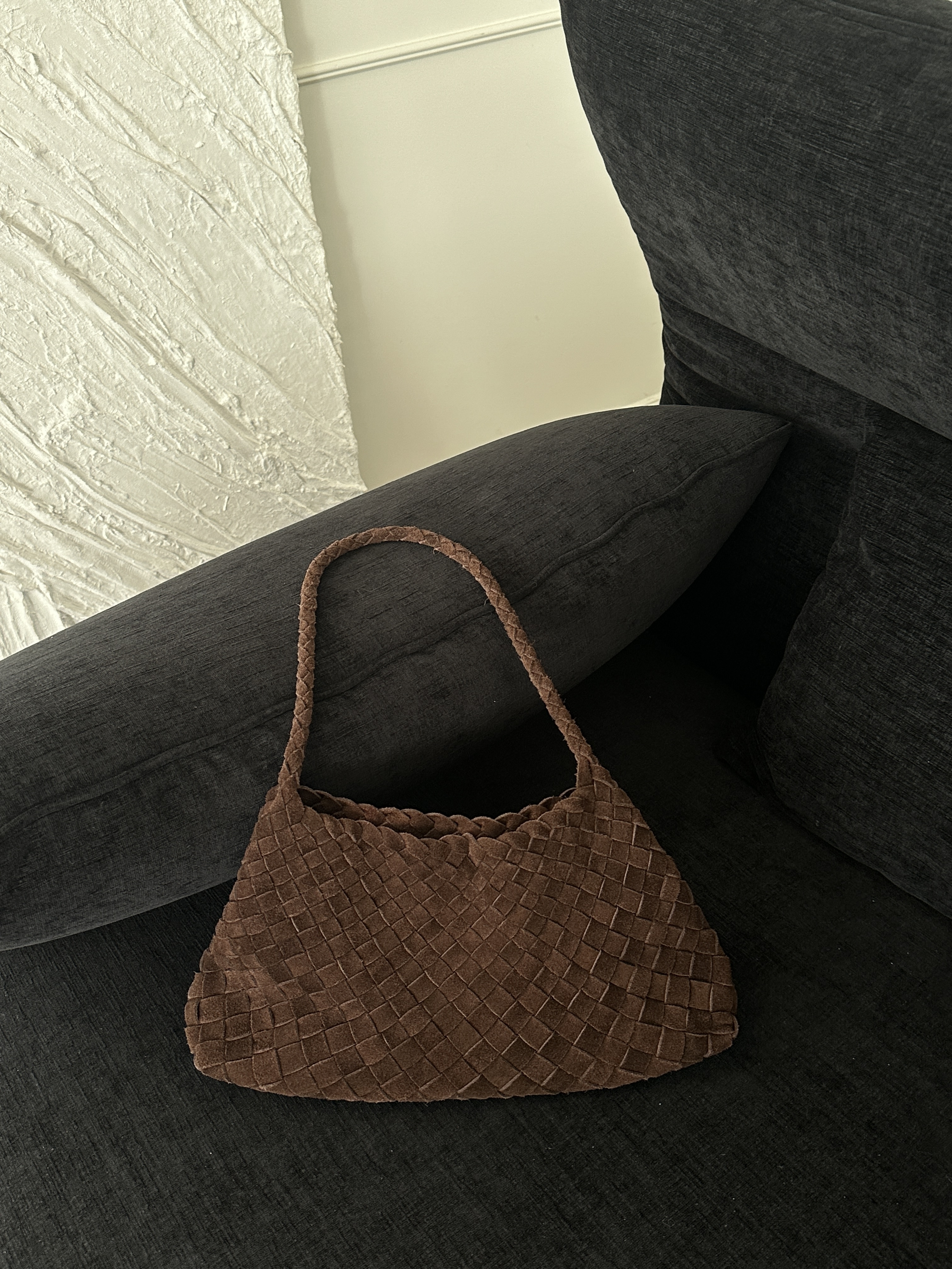 真皮編織包(附內袋)