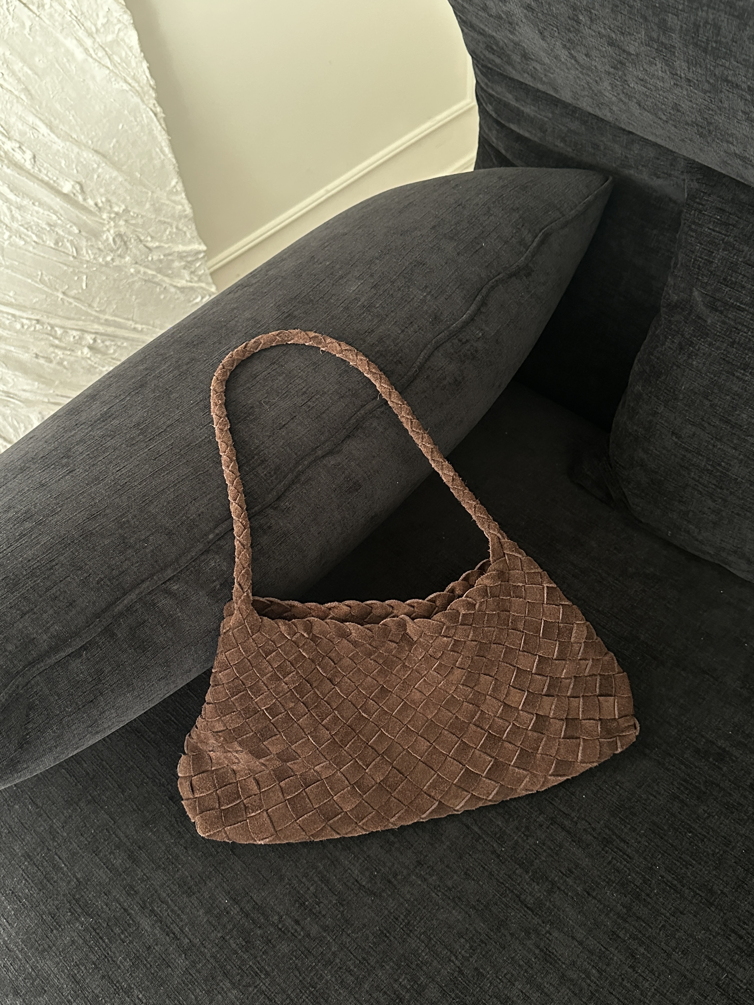 真皮編織包(附內袋)