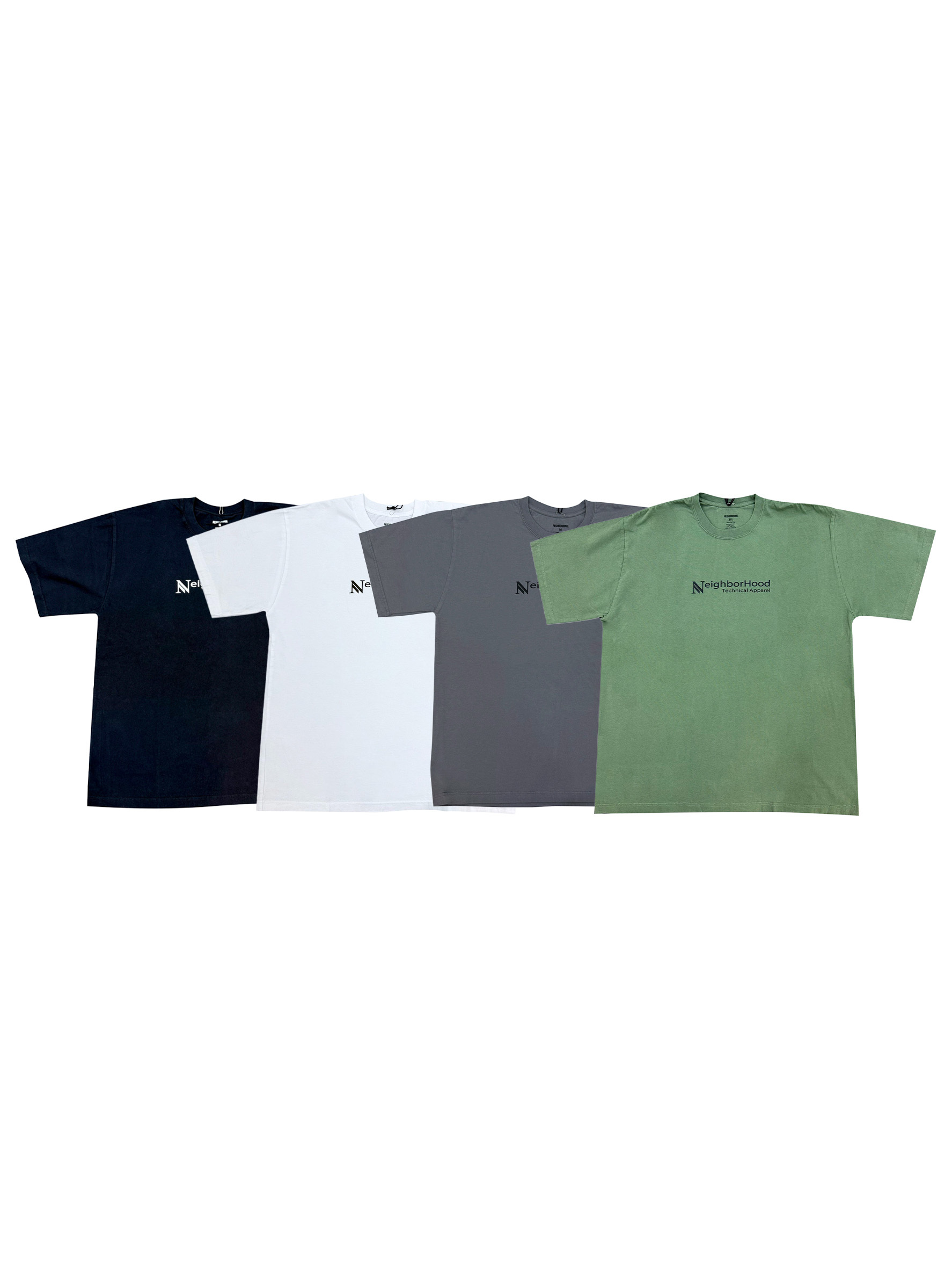 Neighborhood Nh. Tee SS - 3 黑/灰/軍綠/白 短Tee 252PCNH-ST03