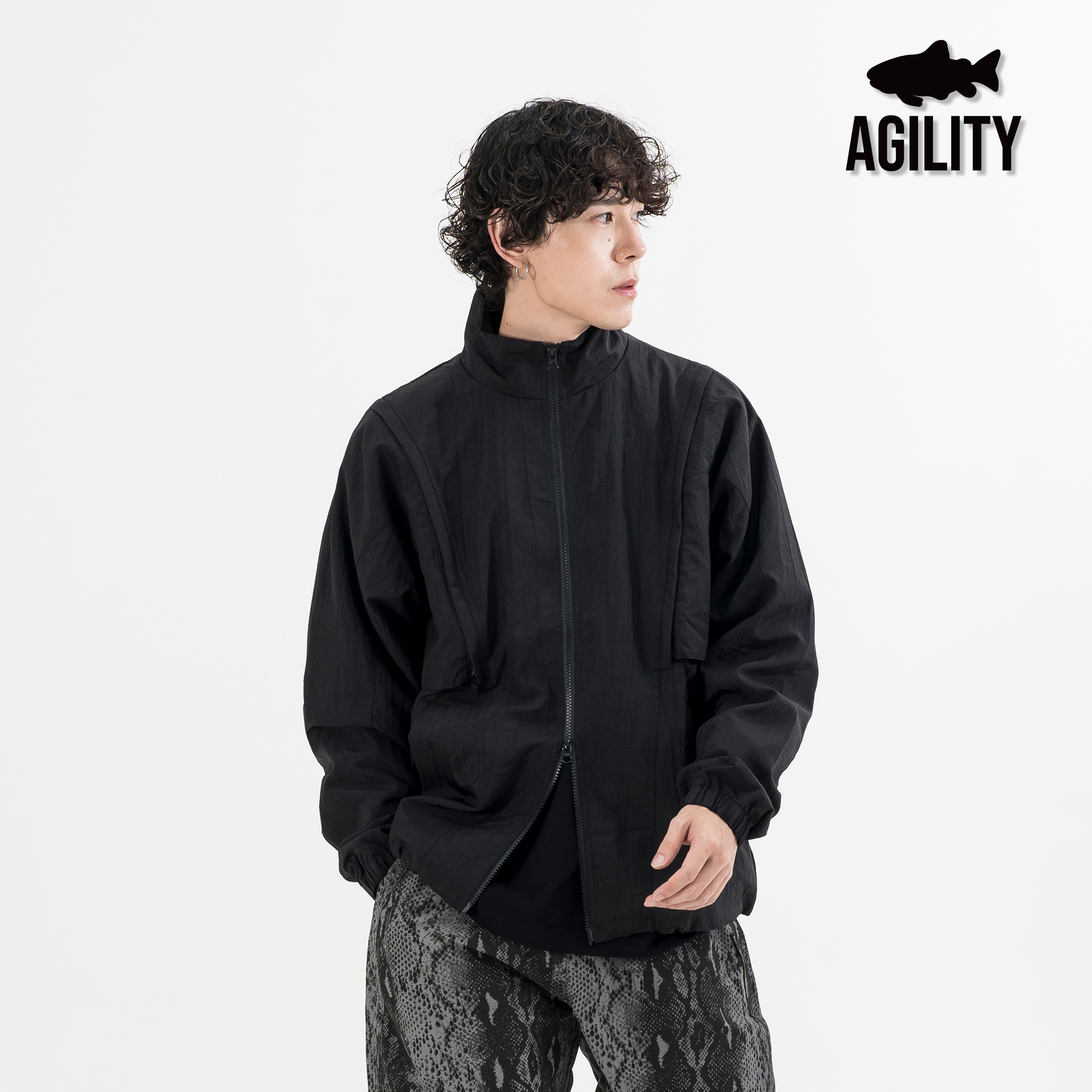 AGILITY 2 Way Detachable-Sleeves Jacket 金屬尼龍 可拆袖 風衣外套 [DSJ]