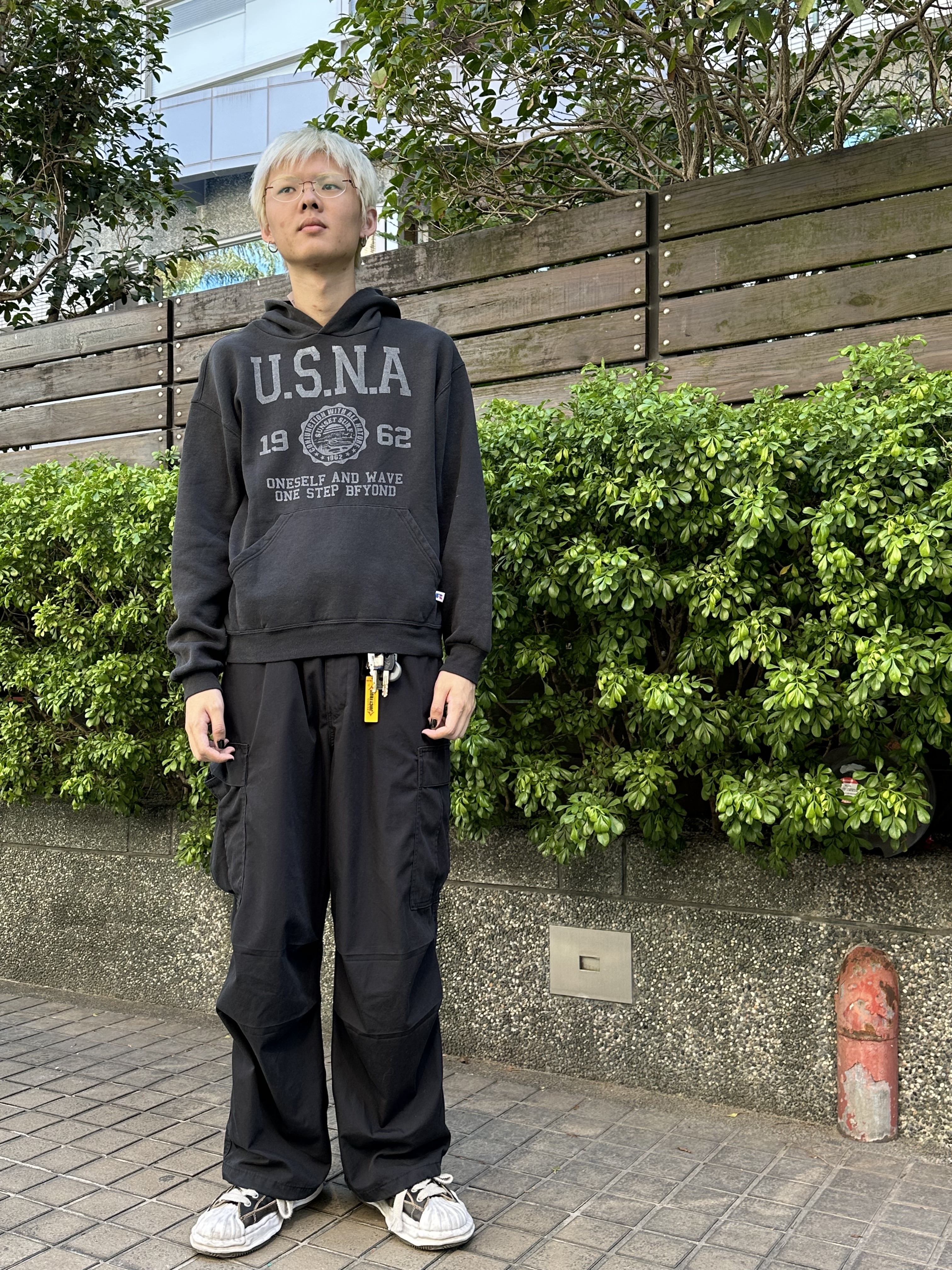 90s RUSSELL USNA Sweat Parka(Made In Mexico)