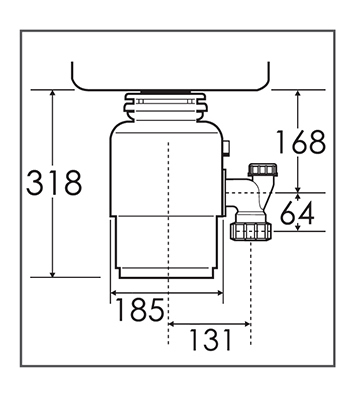 InSinkErator食物廚餘處理器 Model 66