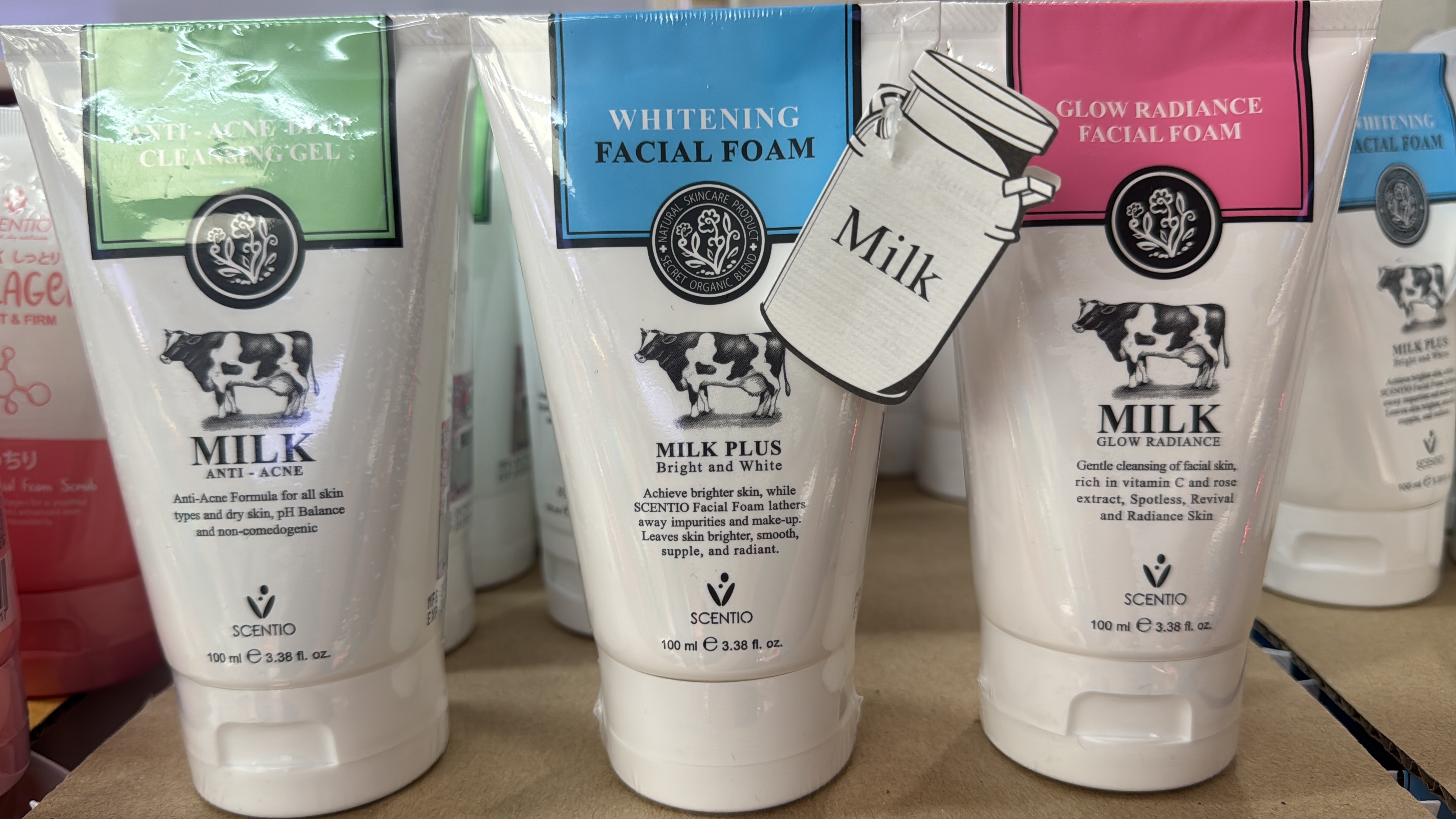 TH1 Beauty Buffet 牛奶潔面系列100g(粉紅色）