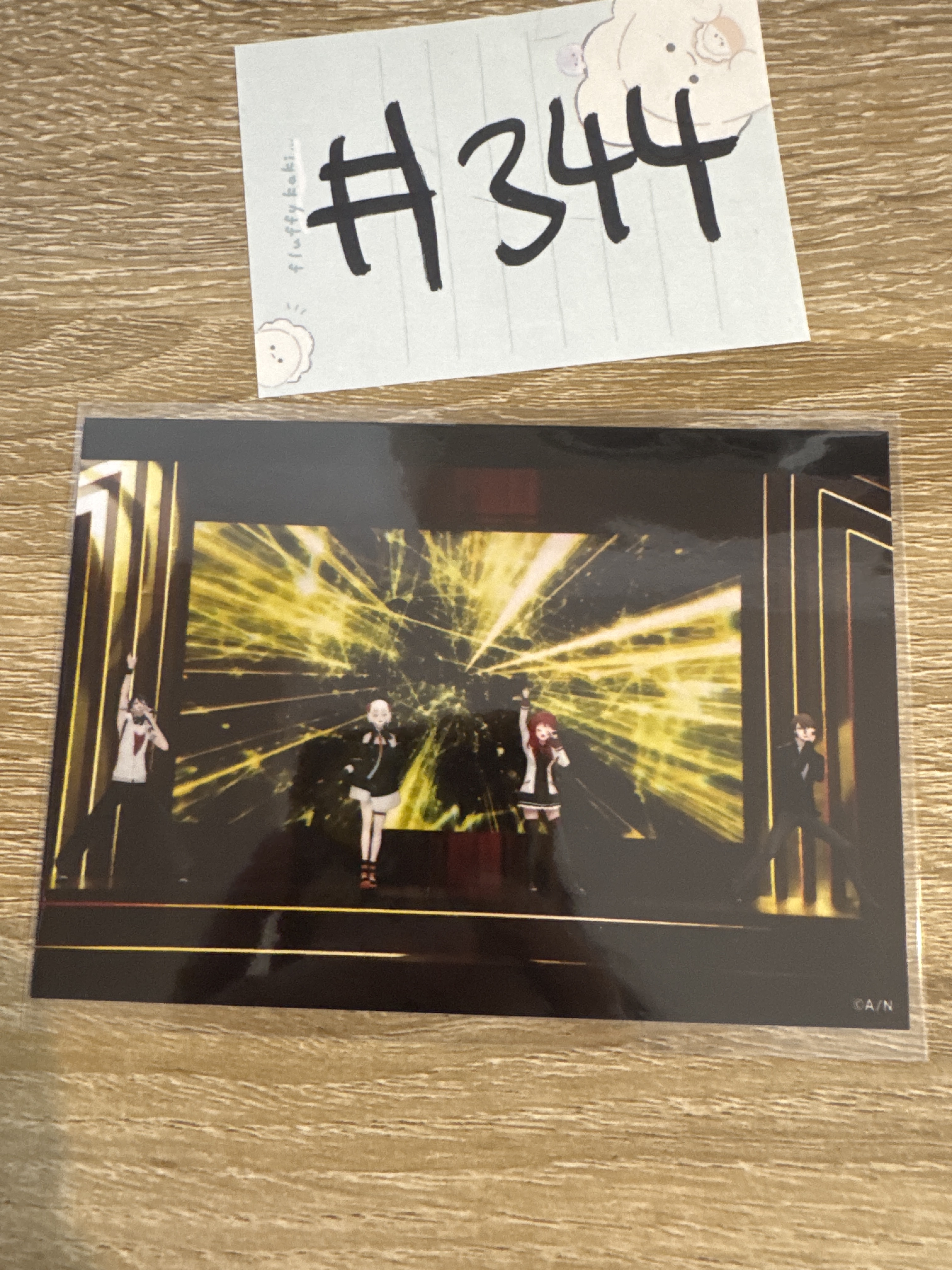 彩虹社 4人 相卡#344