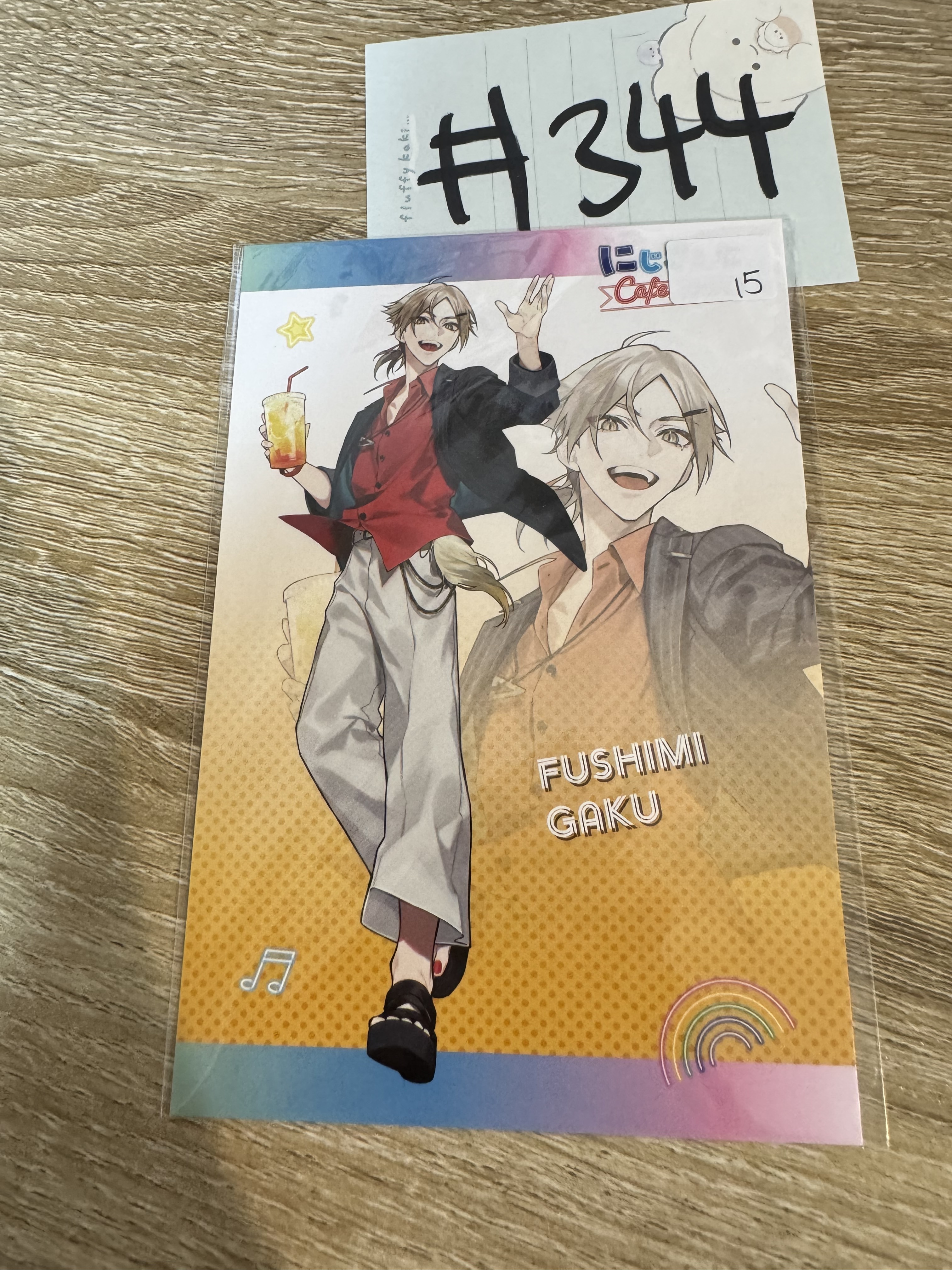 彩虹社 伏見 明信片#344