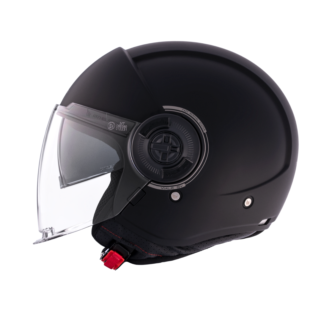 MT HELMETS VIALE SV S SOLID A1 MATT BLACK 消光面