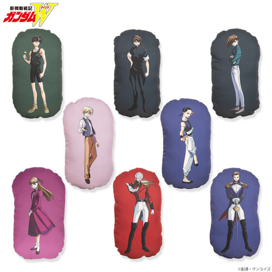 240667 Pbandai 預訂 2026/1月 新機動戦記ガンダムW キャラクターイラスト ミニクッション（全8種）