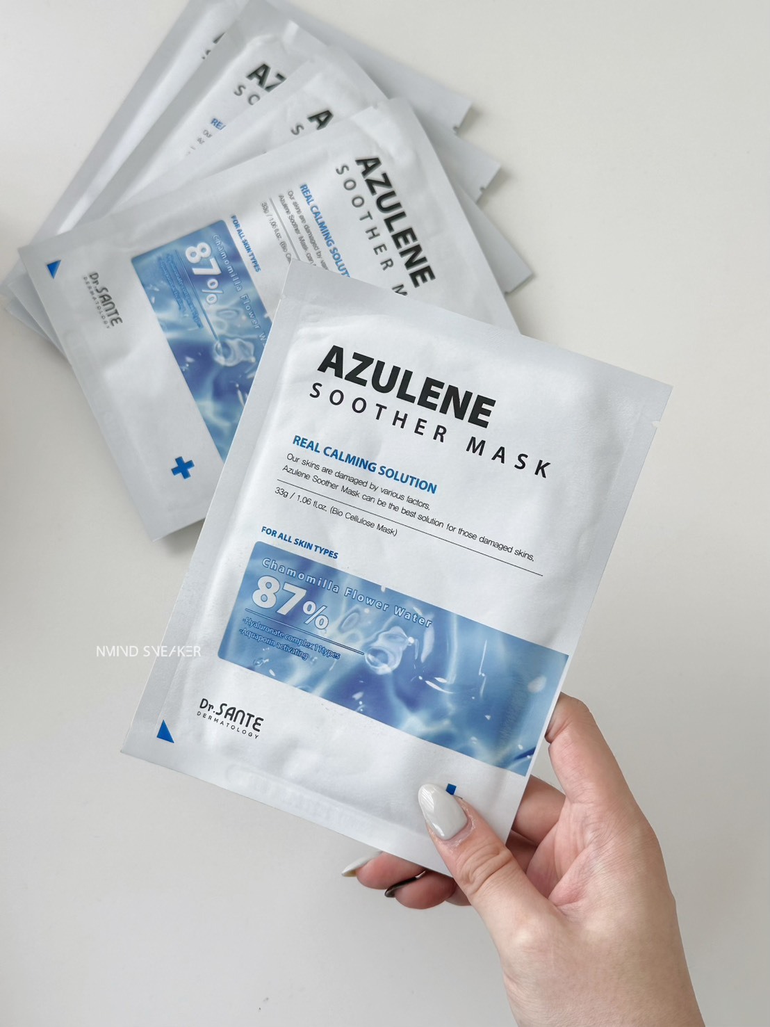 <單片嚐鮮！五片超取免運>Dr.Sante藍血洋甘菊舒緩面膜💙