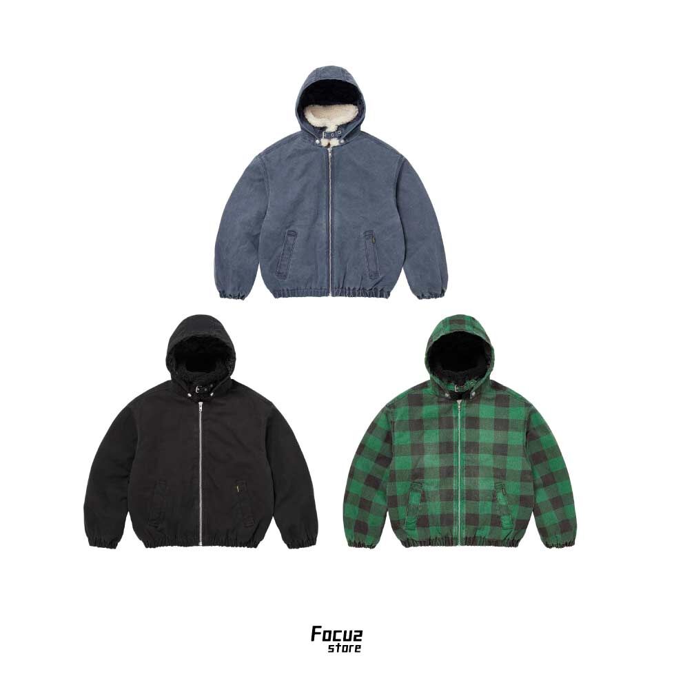 【Focus Store】預購 Supreme FW25 Week7 Faux Shearling Lined Bomber Jacket 三色 羊羔毛飛行外套