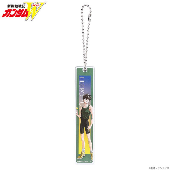 240668 Pbandai 預訂 2026/1月 新機動戦記ガンダムW キャラクターイラスト ルームキー風アクリルチャーム（全8種）