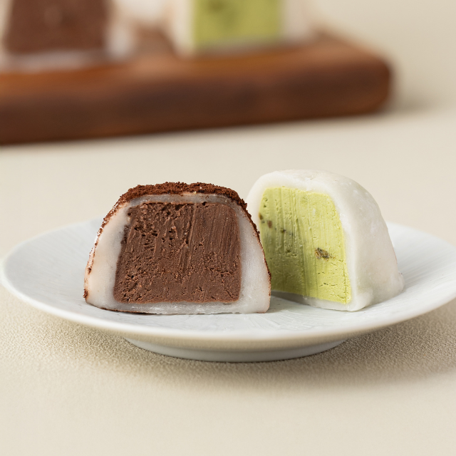 和日人氣濃香組 開心果大福＆巧克力大福