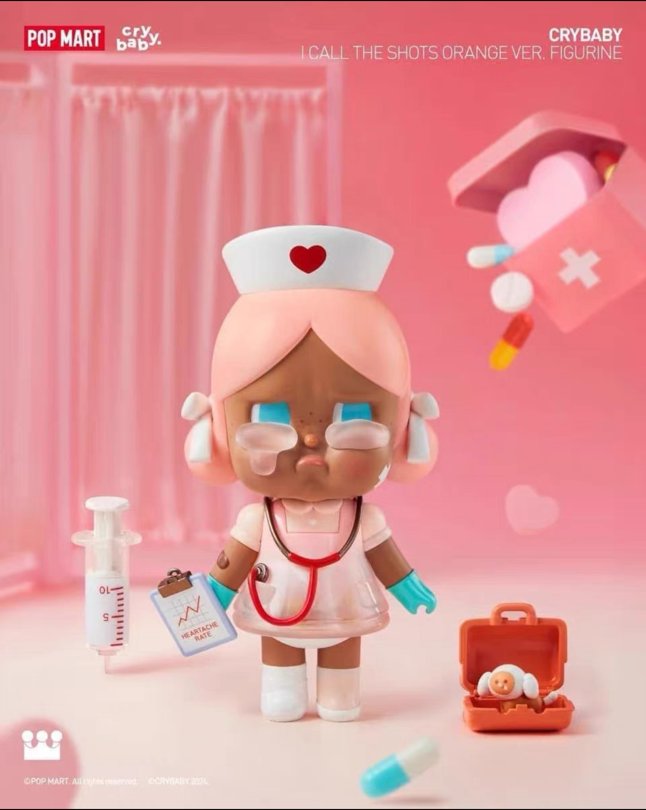 泰國限定 crybaby 護士手辦