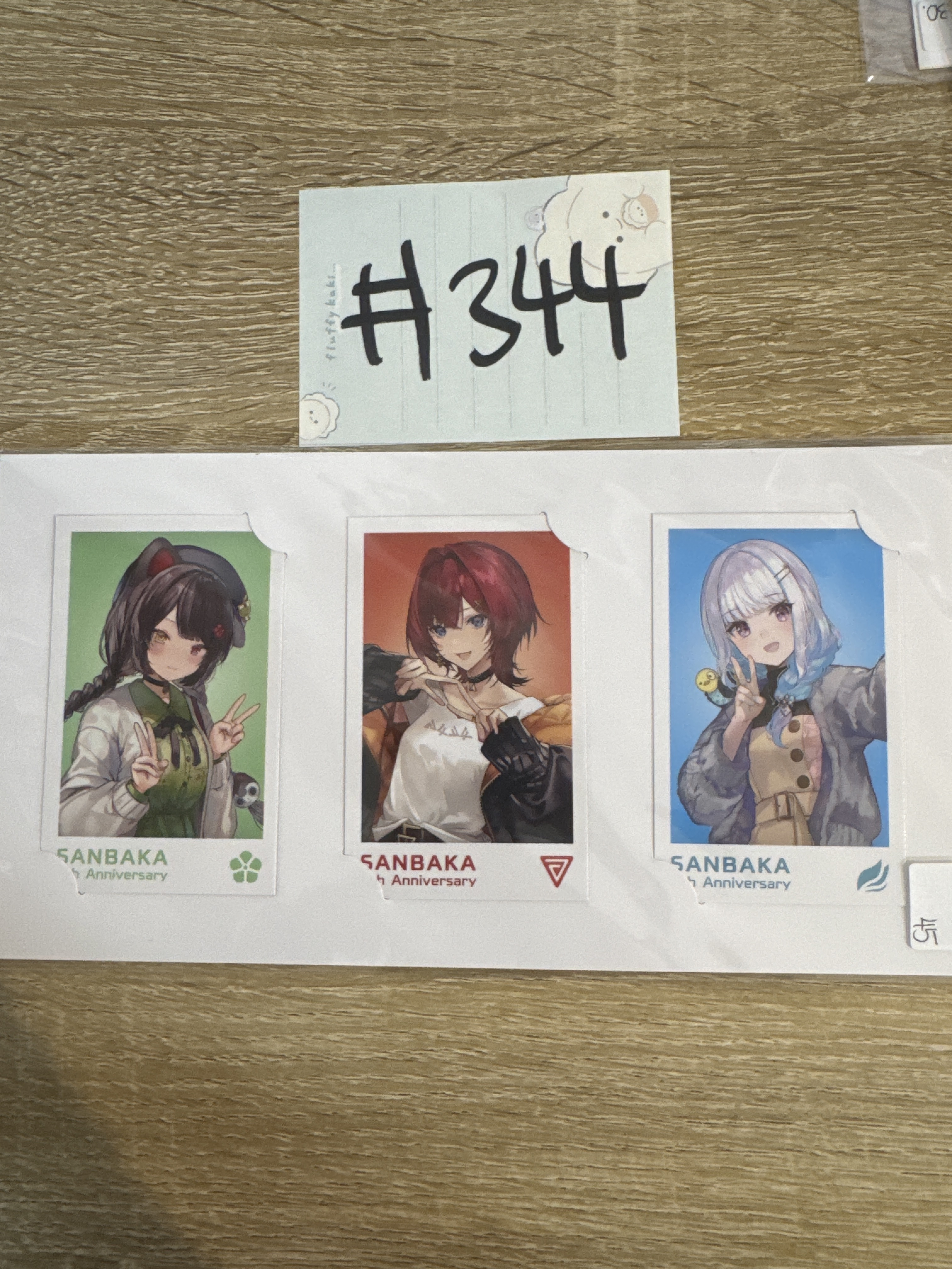 彩虹社 3人 拍立得 SET #344