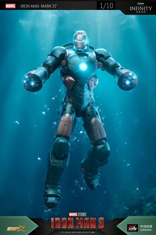 ZD Toys 中動玩具 6吋 Iron Man 鐵甲奇俠 MK37