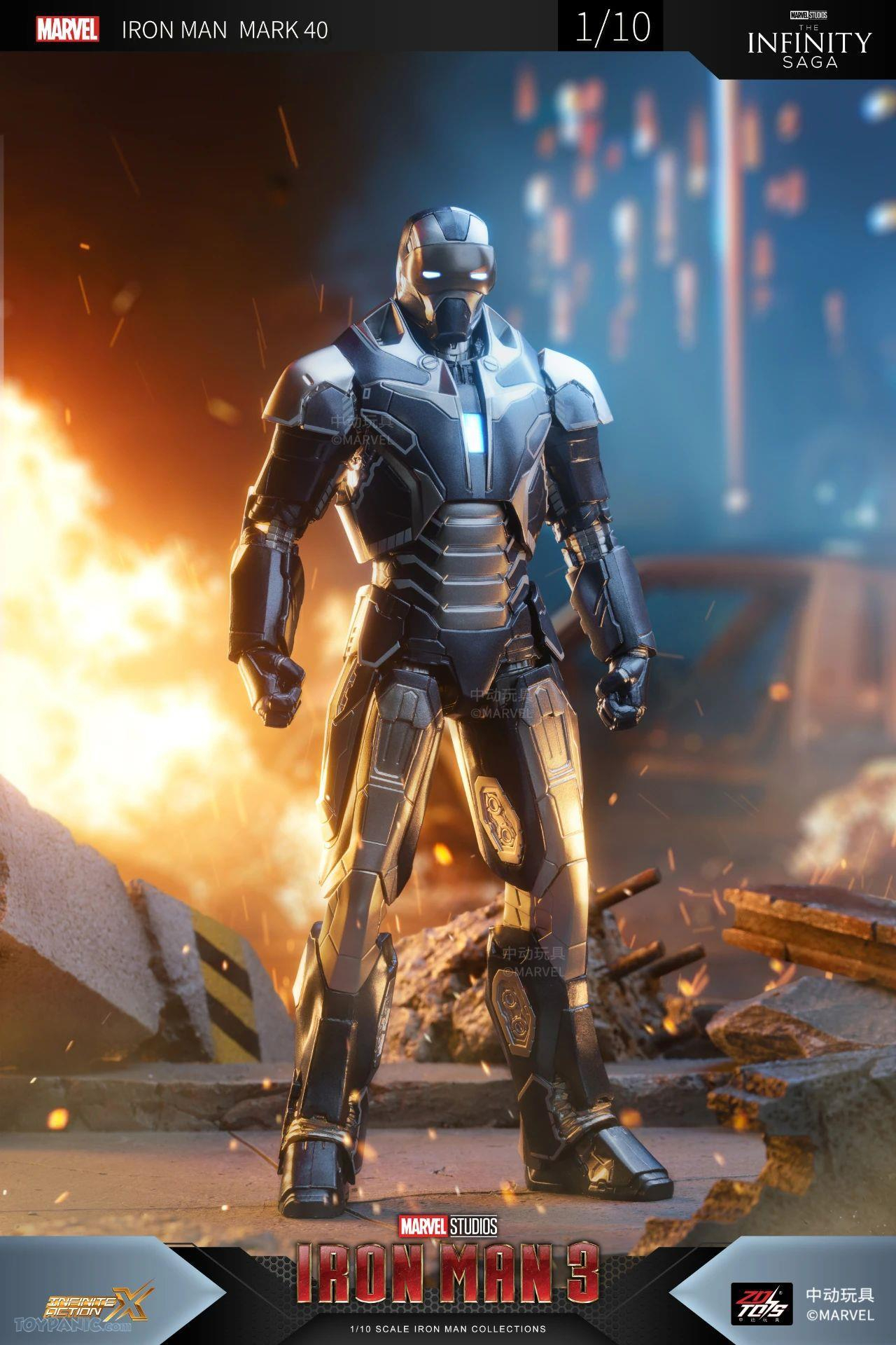 ZD Toys 中動玩具 6吋 Iron Man 鐵甲奇俠 MK40