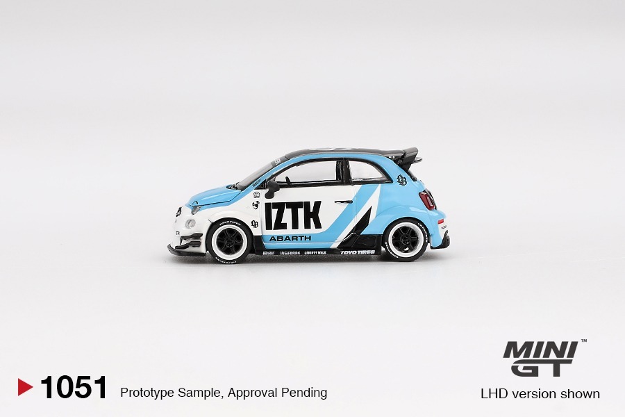 Mini GT 1/64 Abarth 595 LB-WORKS x Abas Works IZTK